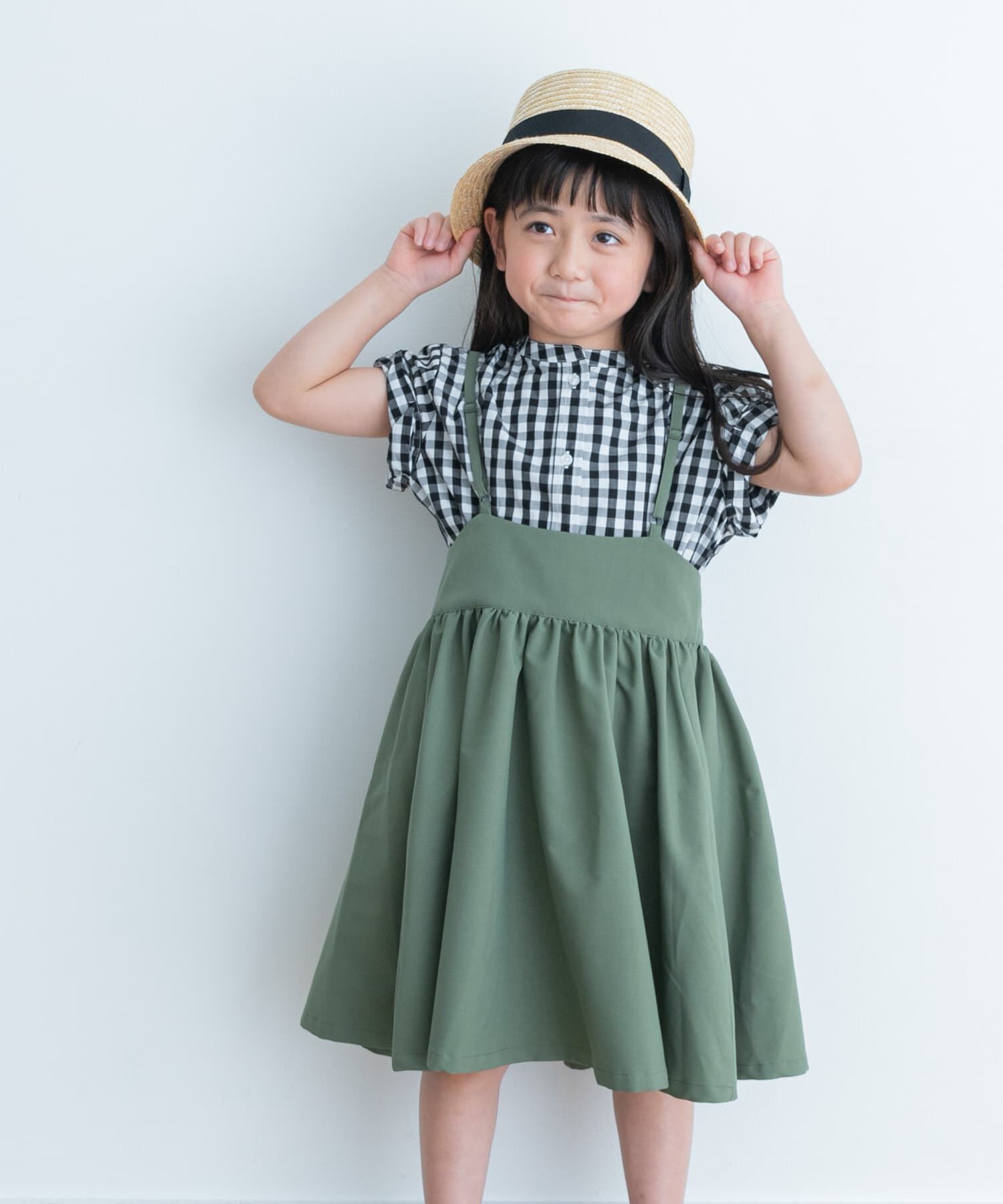 URBAN RESEARCH DOORS「キャミソールジャンパースカート(KIDS)」|ワンピース|