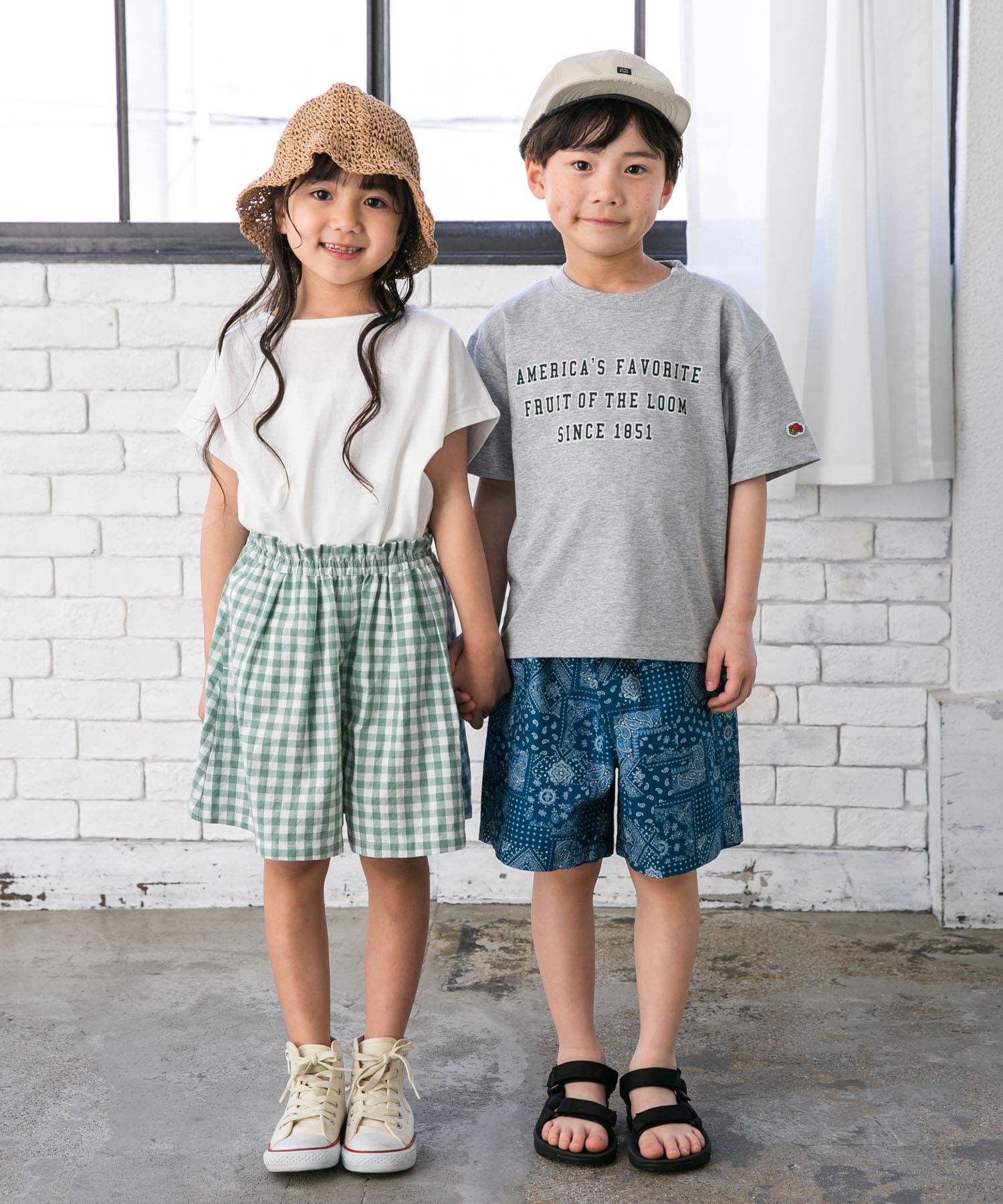 URBAN RESEARCH DOORS「『親子リンク』add fabrics防汚Tシャツ(KIDS)」|その他|