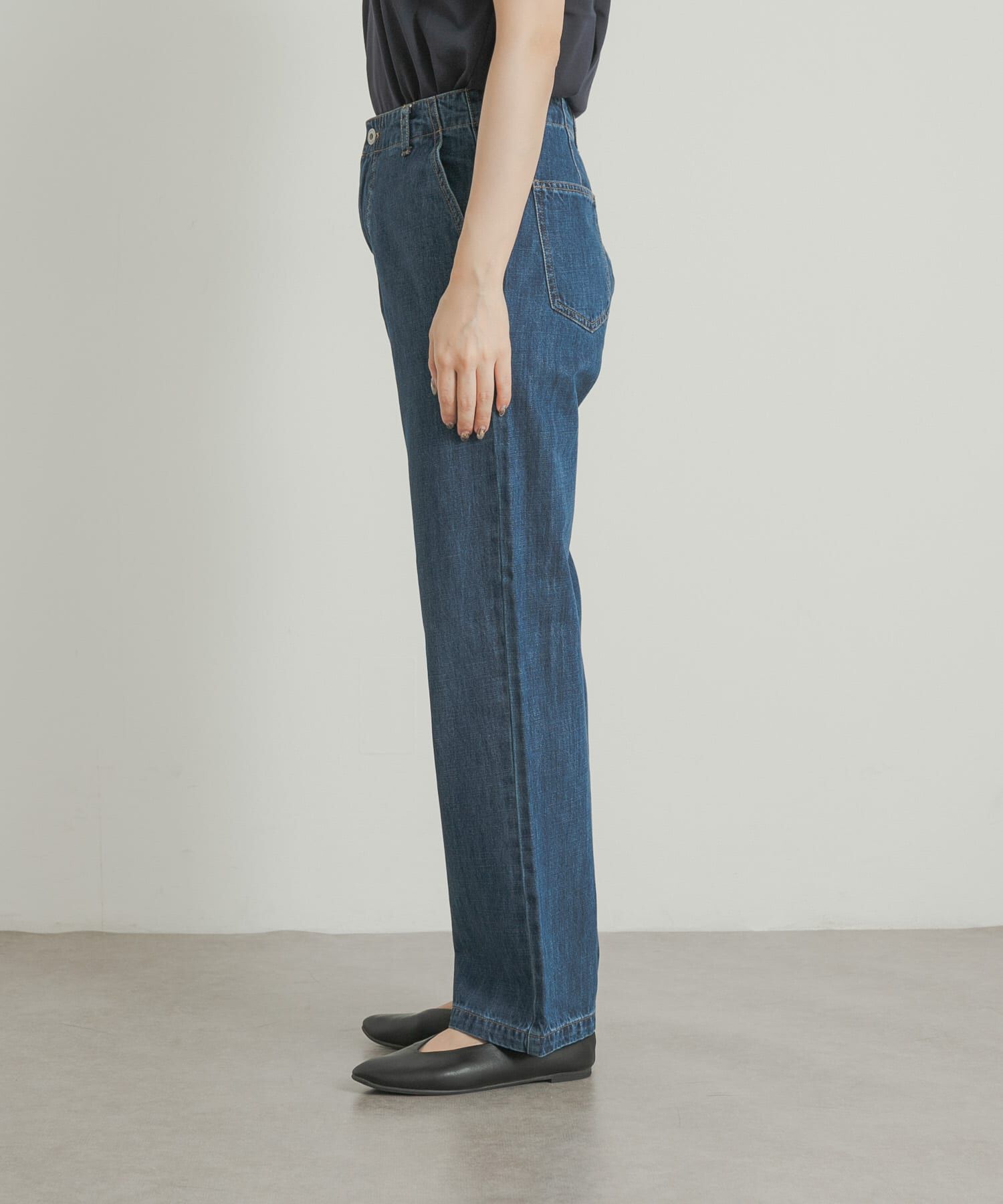 URBAN RESEARCH DOORS「デニムワイドパンツ」|デニム|