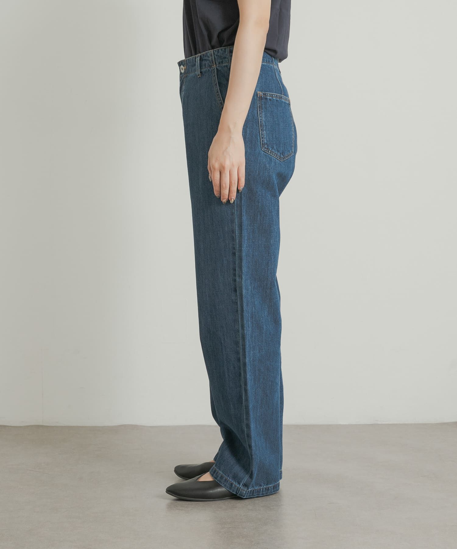 URBAN RESEARCH DOORS「デニムワイドパンツ」|デニム|