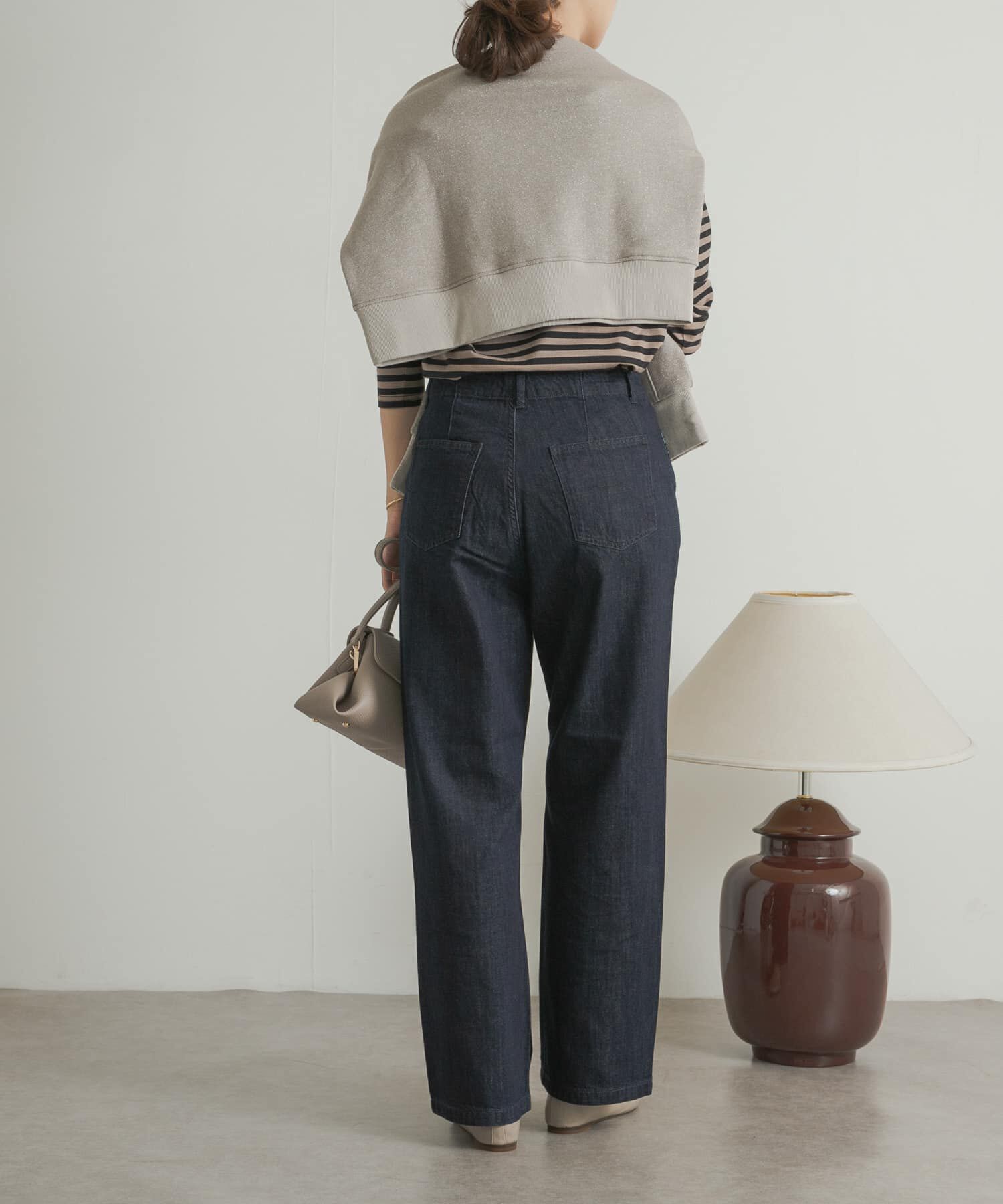 URBAN RESEARCH DOORS「デニムワイドパンツ」|デニム|