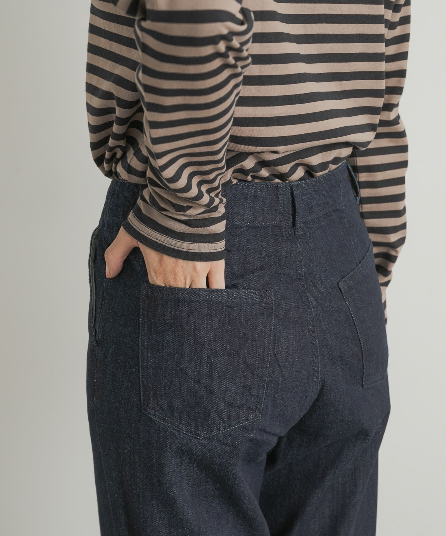 URBAN RESEARCH DOORS「デニムワイドパンツ」|デニム|