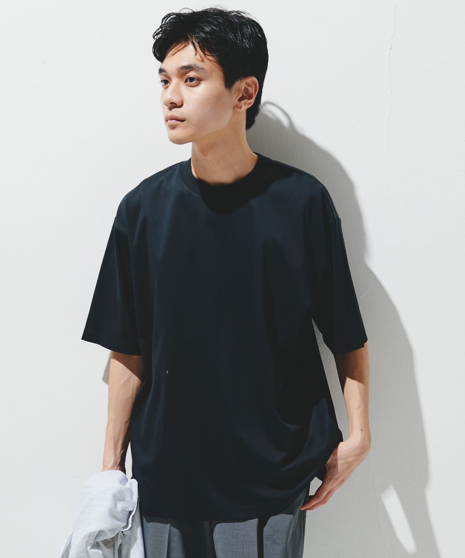URBAN RESEARCH DOORS「『UR TECH』サマシェア クルーネックTシャツ」|Tシャツ・カットソー|