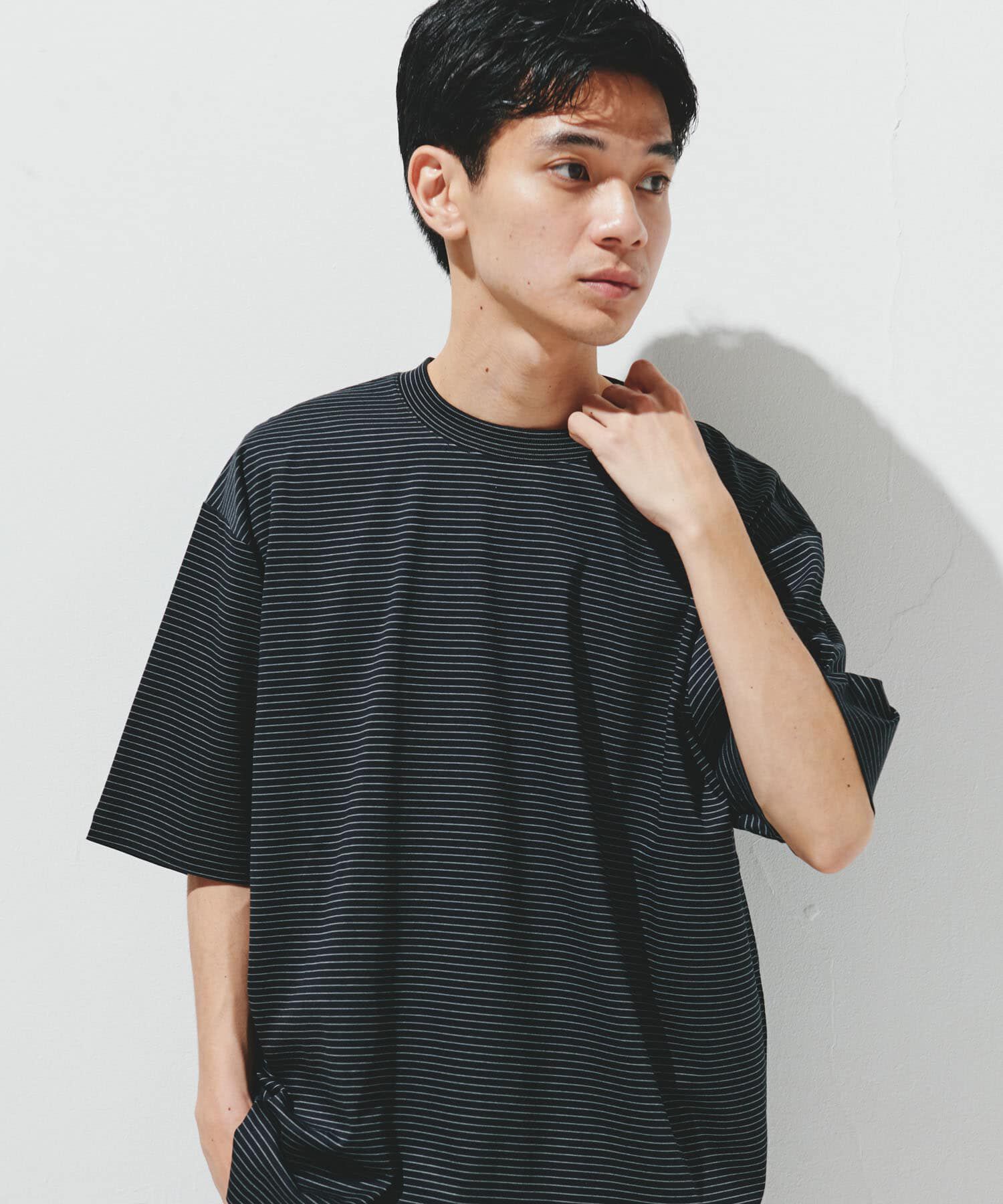 URBAN RESEARCH DOORS「『UR TECH』サマシェア クルーネックTシャツ」|Tシャツ・カットソー|