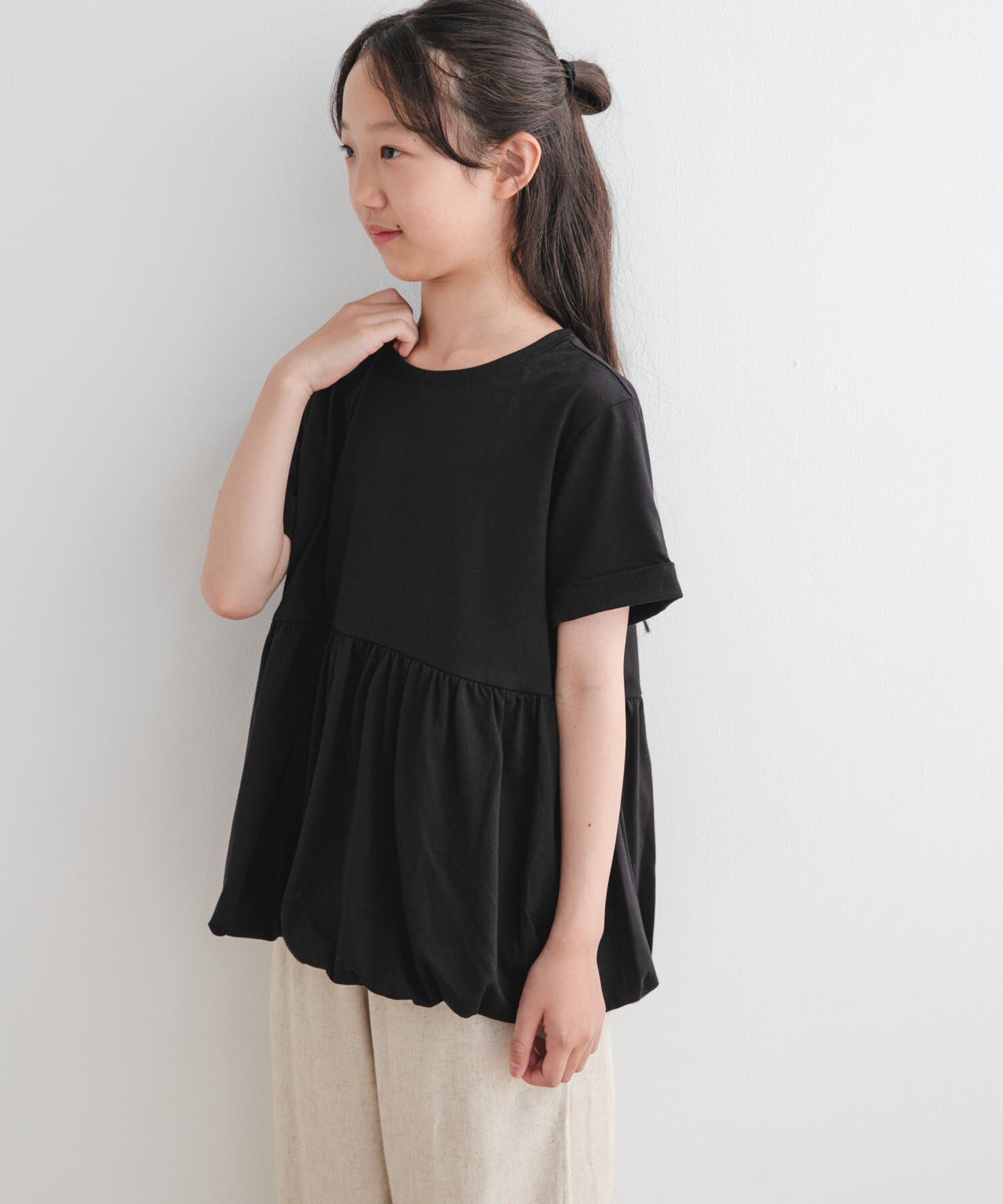 URBAN RESEARCH DOORS「『親子リンク』『WEB/一部店舗限定サイズ』ペプラムバルーンTシャツ(KIDS)」|その他|