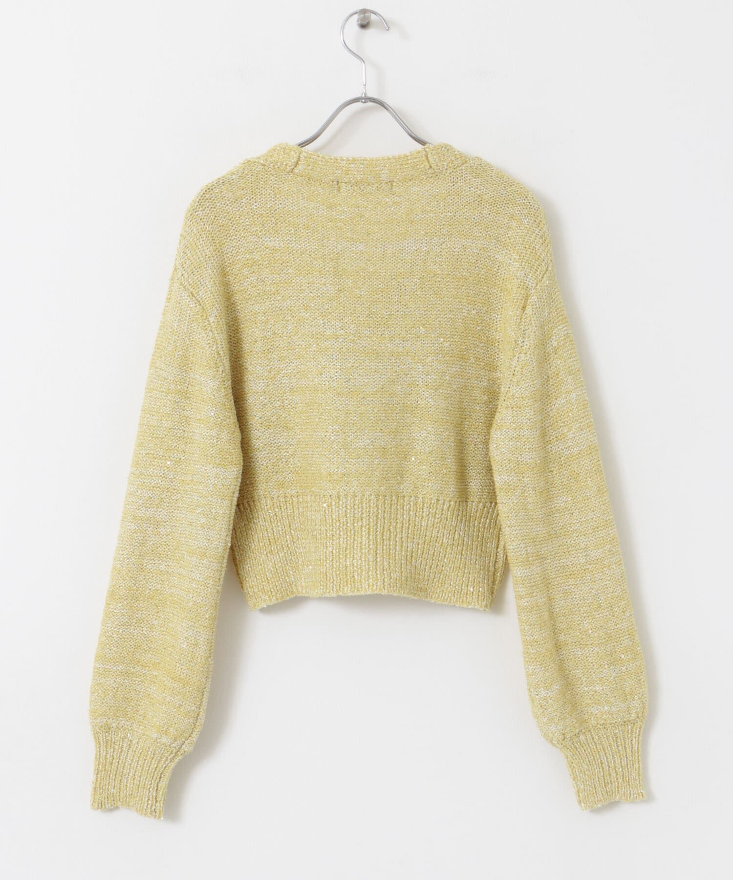 URBAN RESEARCH ROSSO「ラメミックスショートカーディガン」|カーディガン|