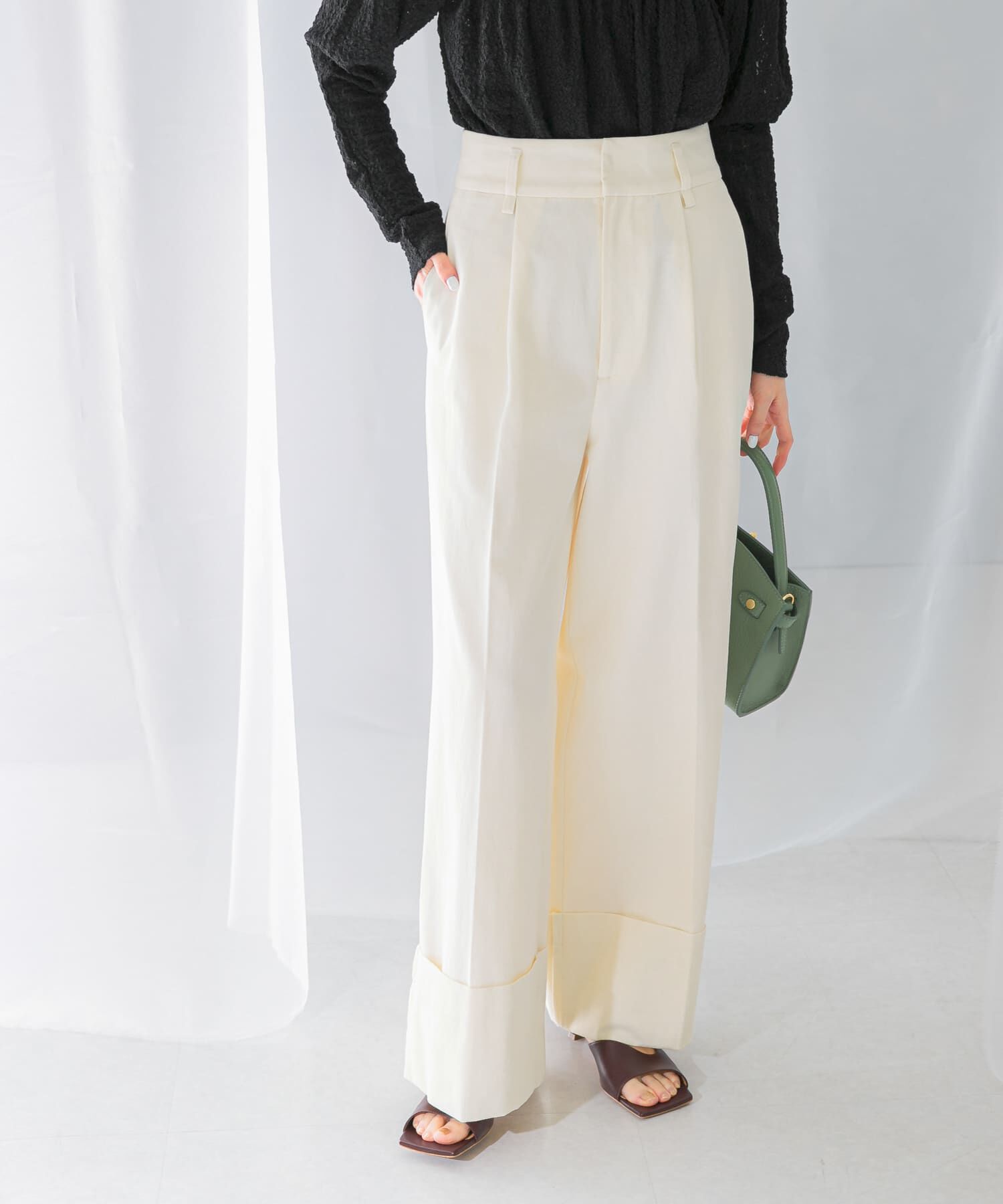 URBAN RESEARCH ROSSO「ベルト付ロールアップパンツ」|その他|