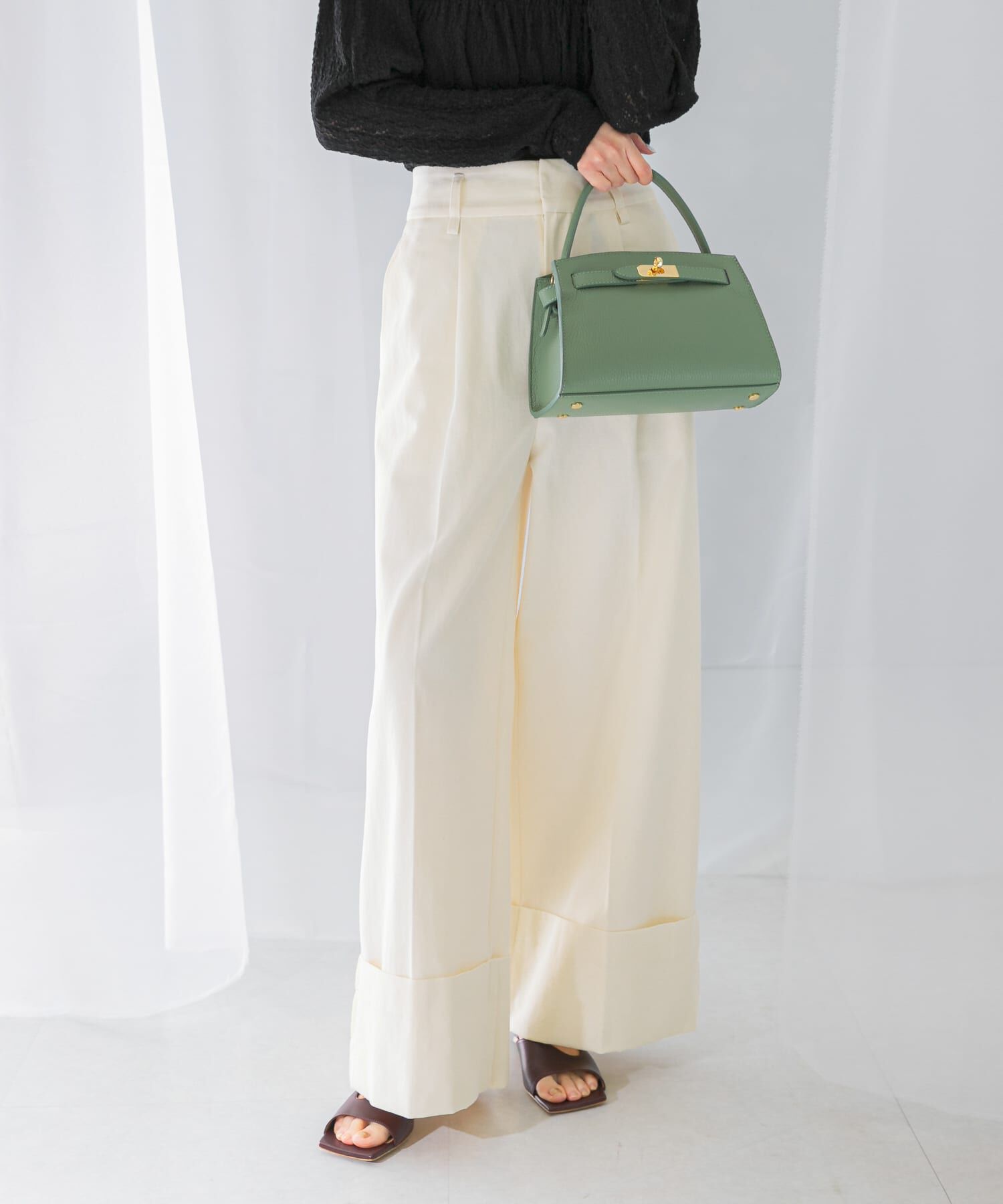 URBAN RESEARCH ROSSO「ベルト付ロールアップパンツ」|その他|