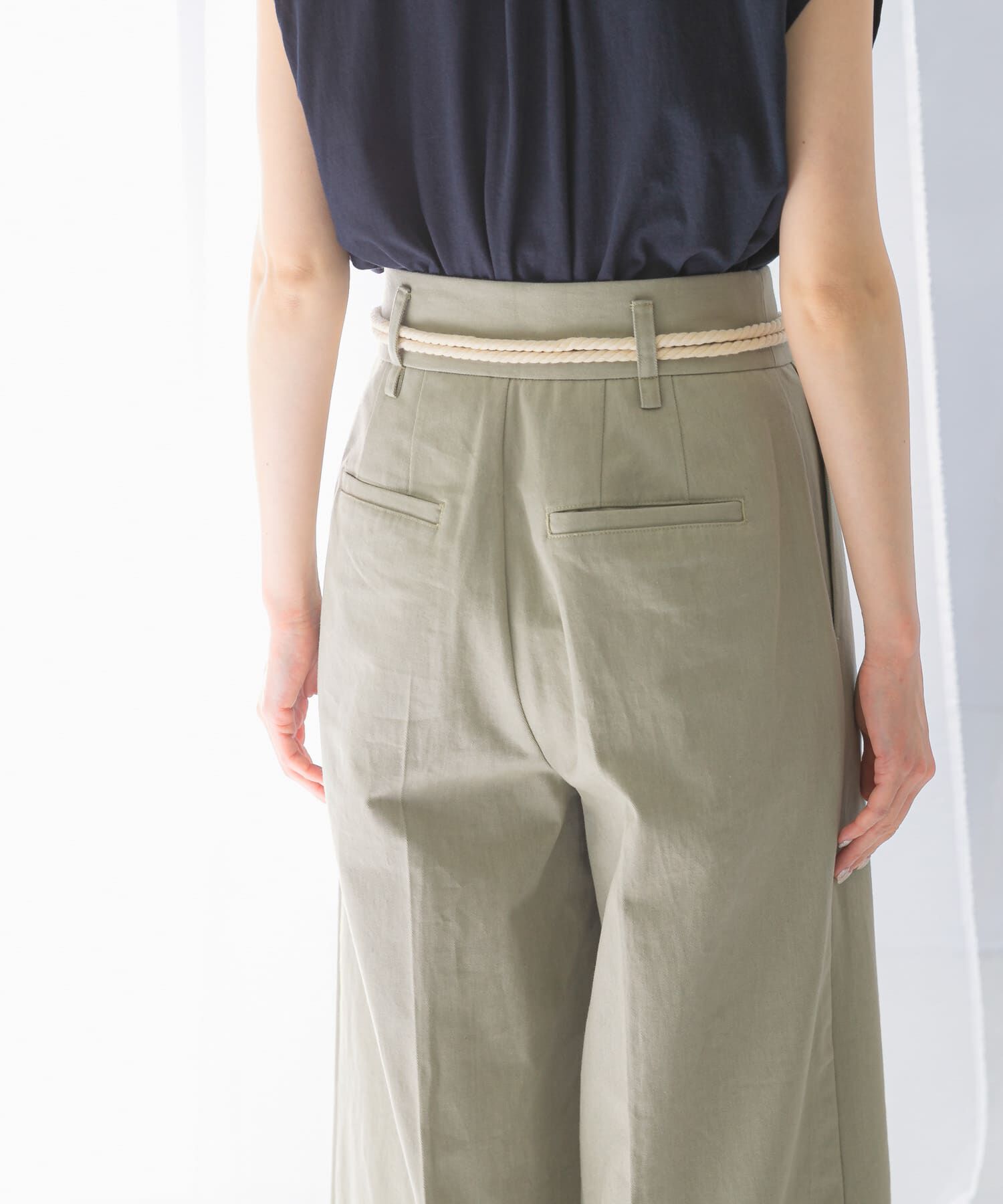 URBAN RESEARCH ROSSO「ベルト付ロールアップパンツ」|その他|