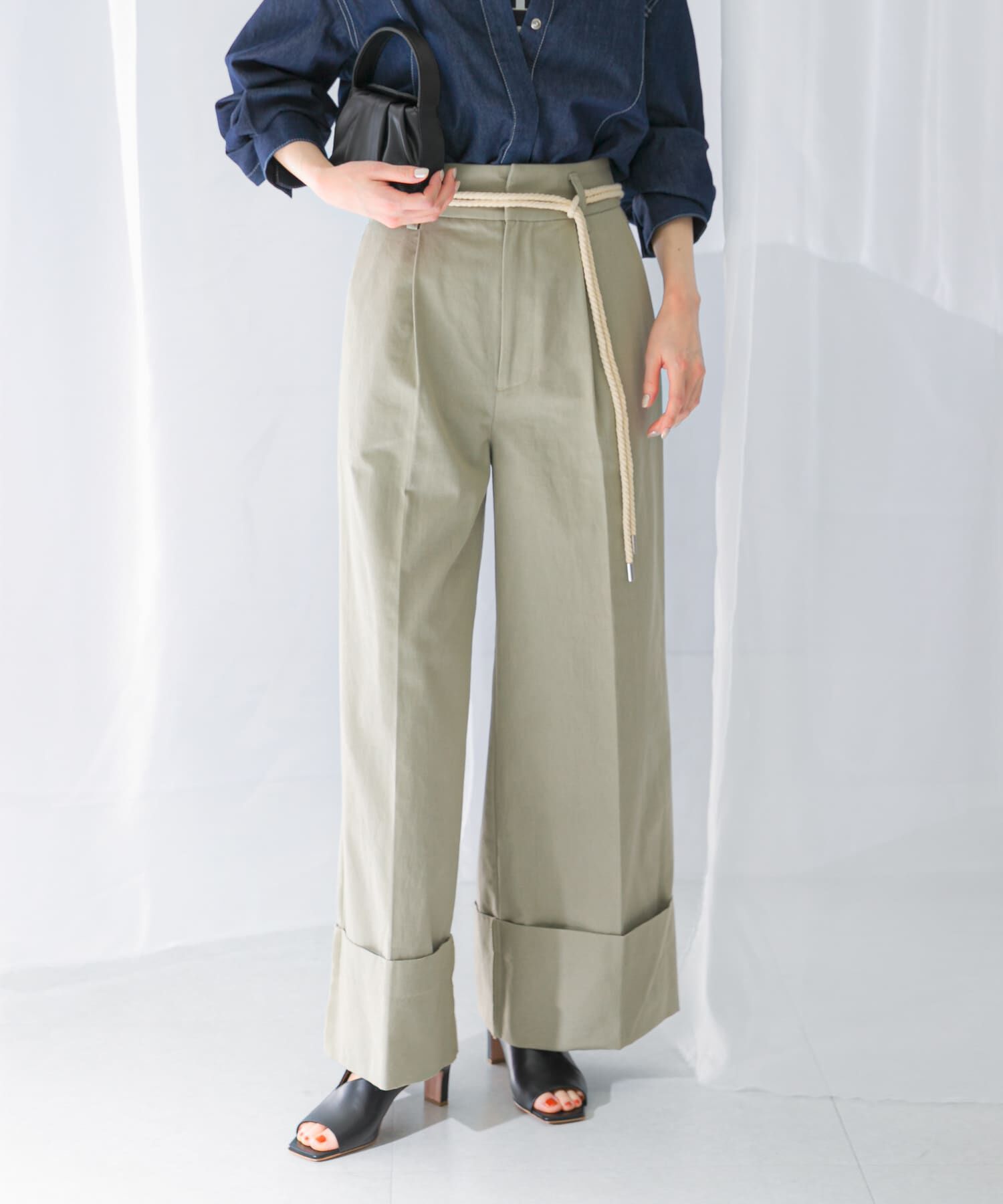 URBAN RESEARCH ROSSO「ベルト付ロールアップパンツ」|その他|