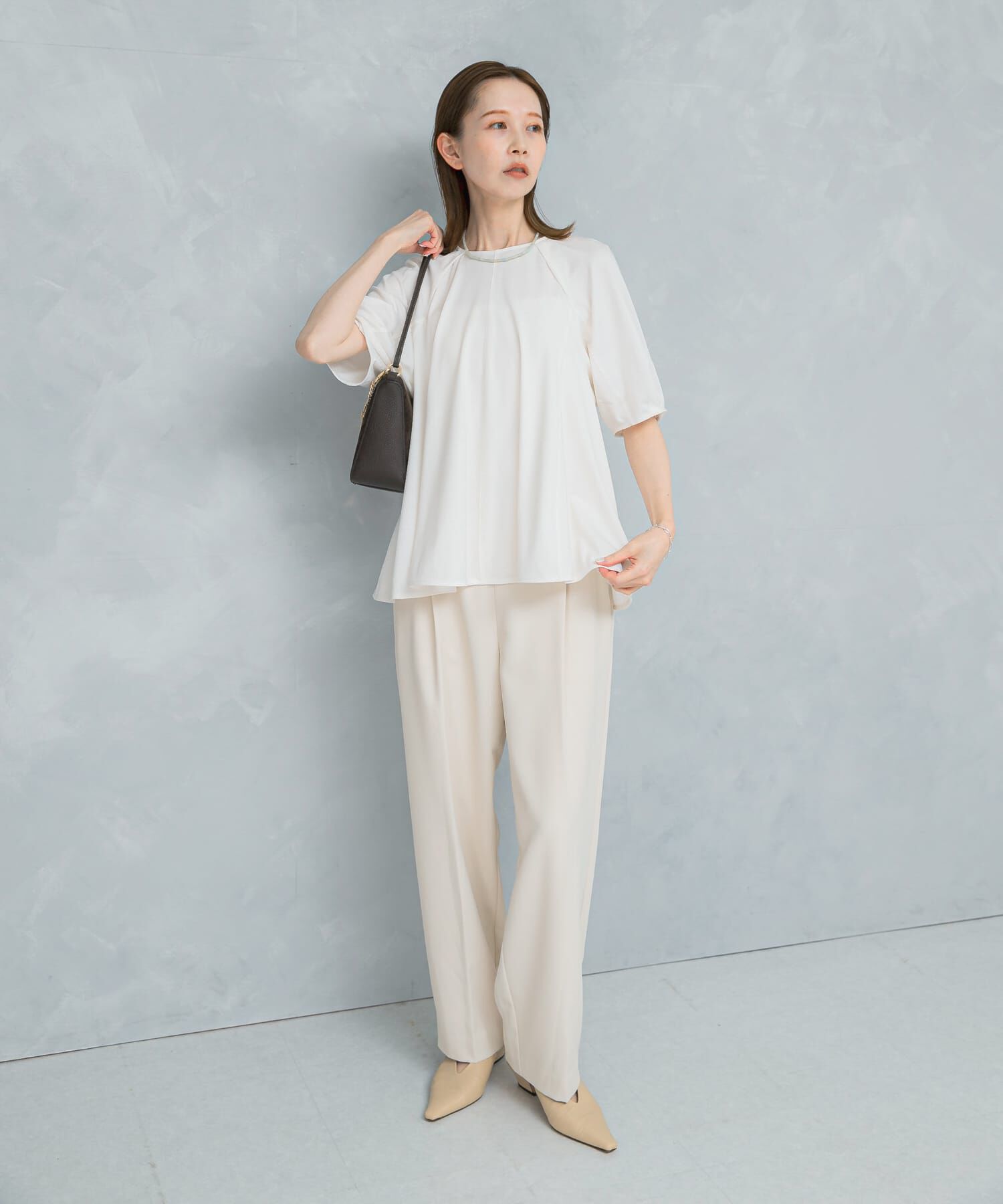 URBAN RESEARCH ROSSO「クールタッチフレアポンチプルオーバー」|Tシャツ・カットソー|