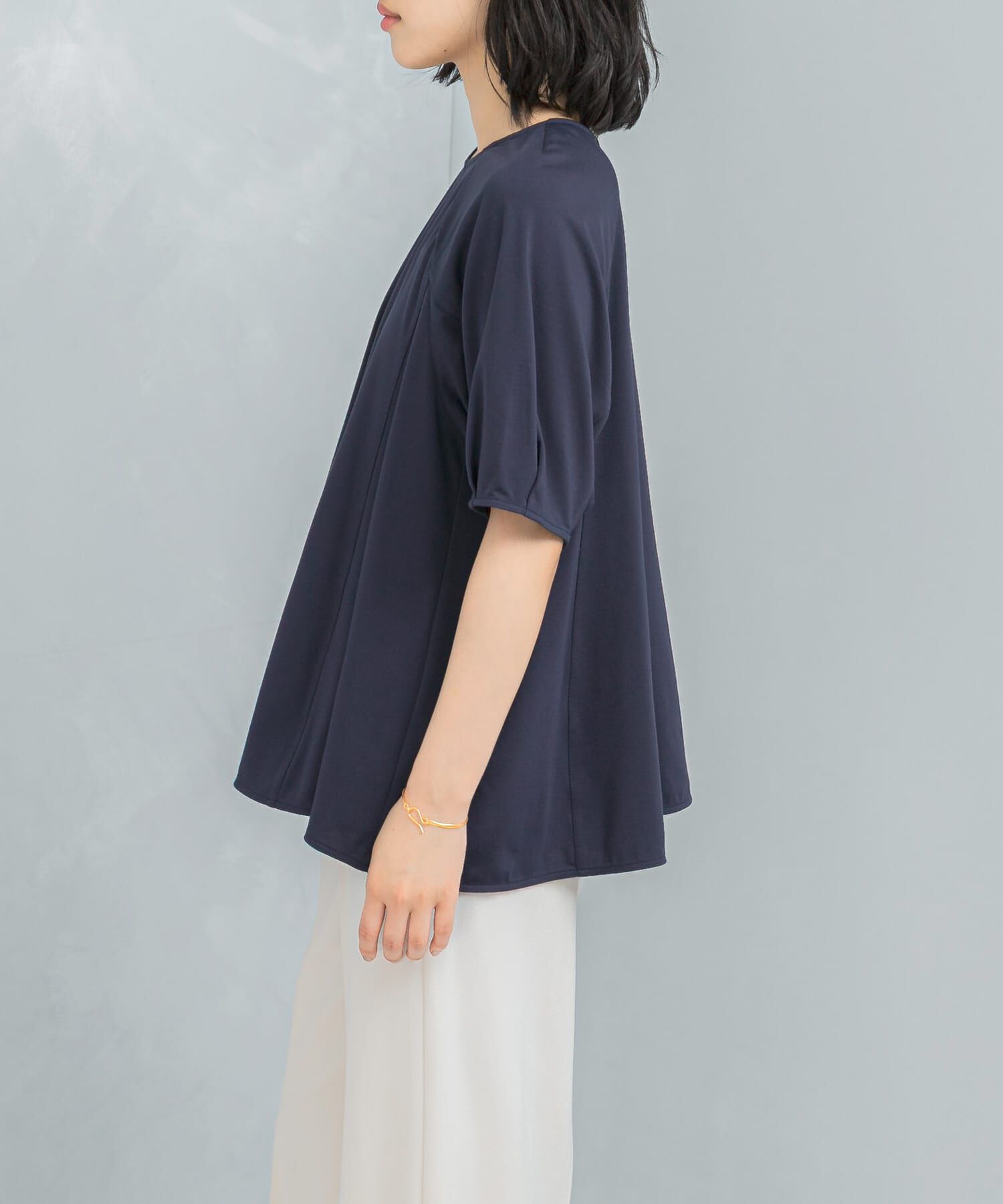 URBAN RESEARCH ROSSO「クールタッチフレアポンチプルオーバー」|Tシャツ・カットソー|