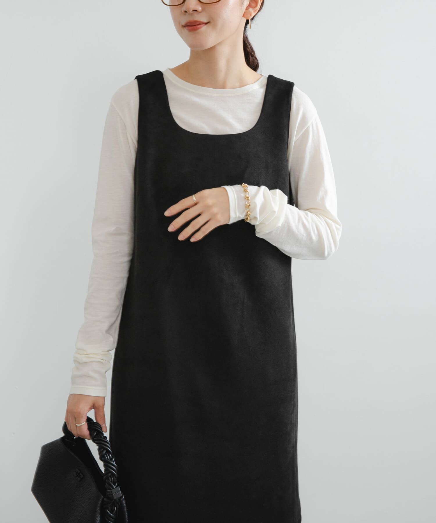 URBAN RESEARCH「スウェードライクミニワンピース」|ワンピース|