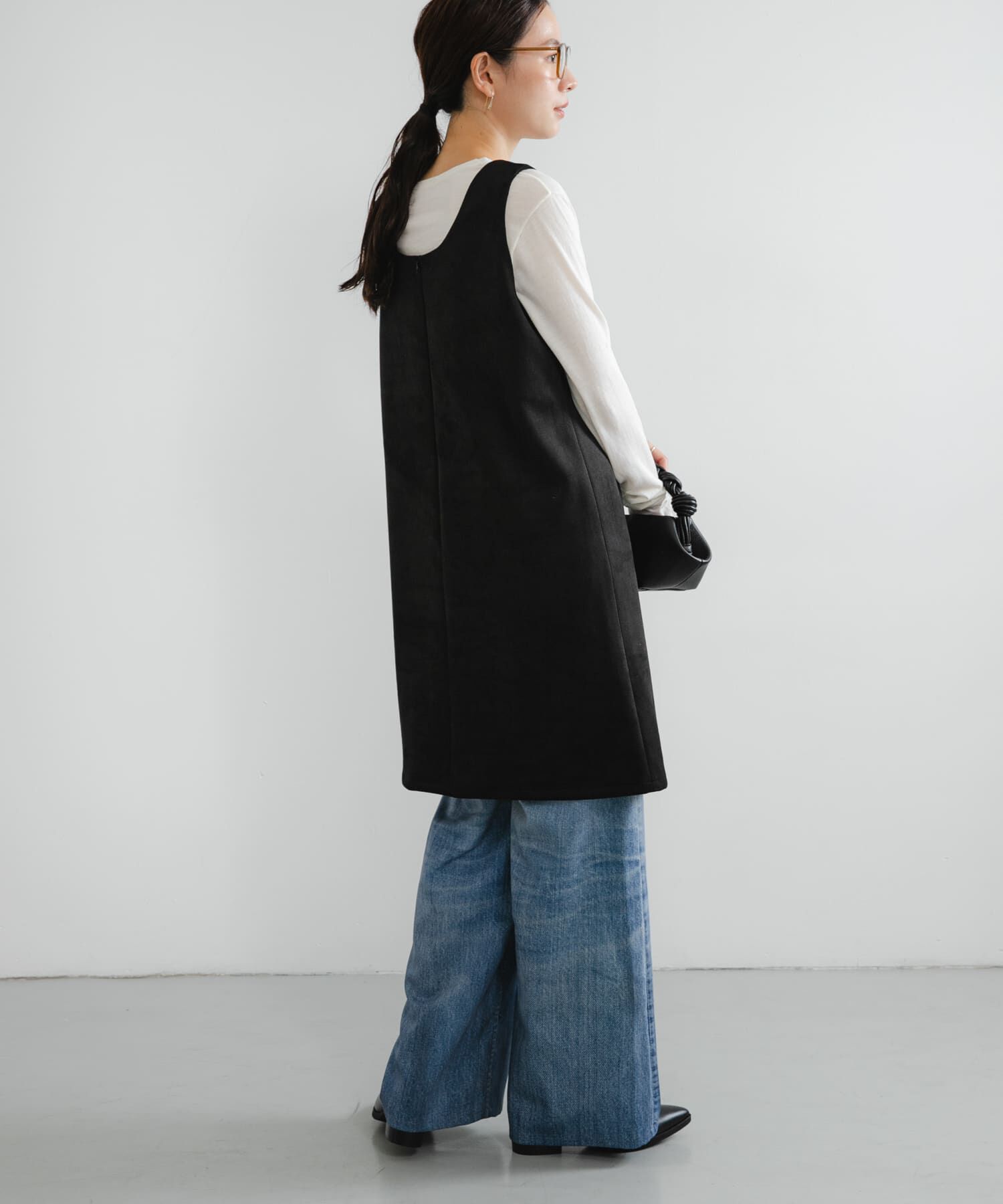 URBAN RESEARCH「スウェードライクミニワンピース」|ワンピース|