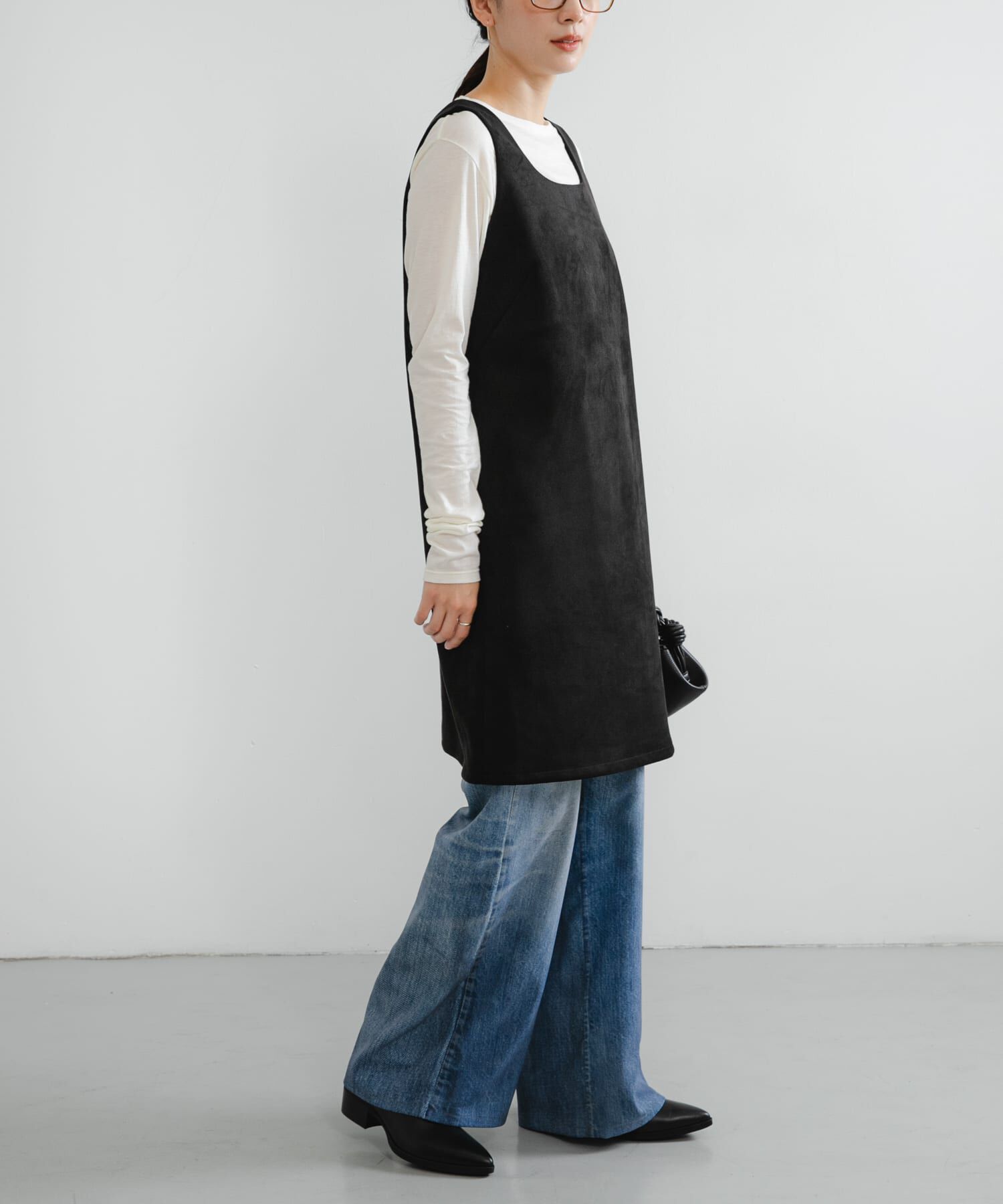 URBAN RESEARCH「スウェードライクミニワンピース」|ワンピース|