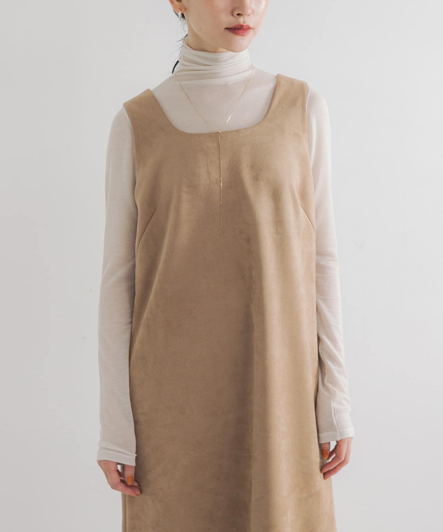 URBAN RESEARCH「スウェードライクミニワンピース」|ワンピース|