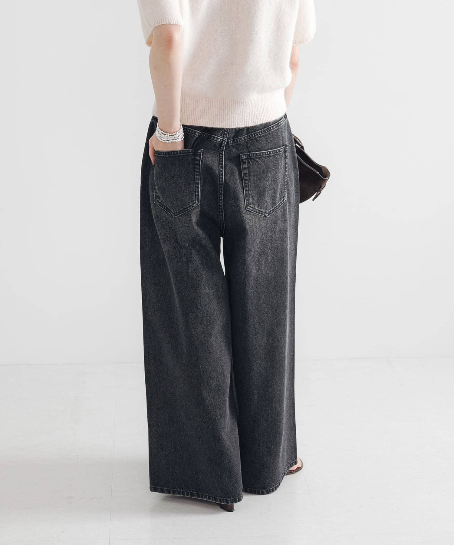 URBAN RESEARCH「デニムイージーワイドパンツ」|デニム|