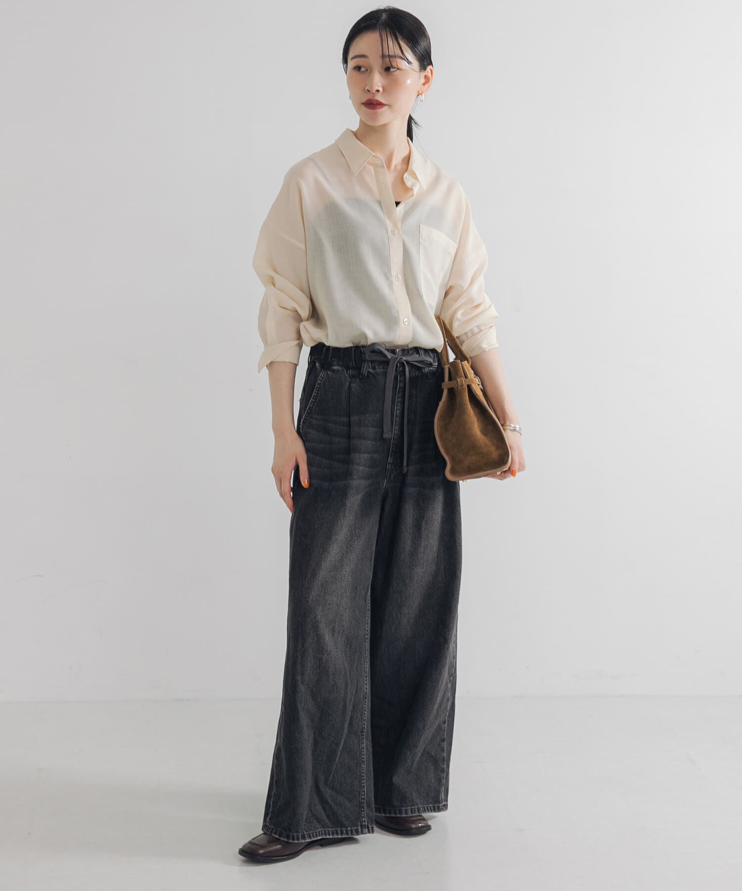 URBAN RESEARCH「デニムイージーワイドパンツ」|デニム|