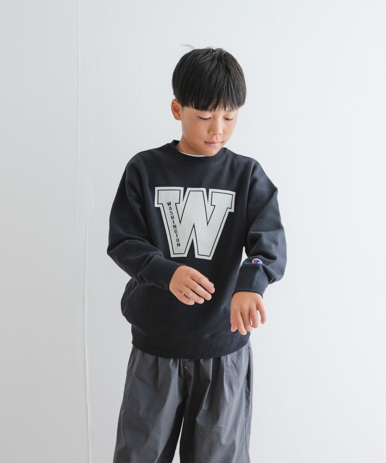 URBAN RESEARCH DOORS「『WEB/一部店舗限定』『別注』Champion&times;DOORS　ロゴスウェット(KIDS)」|その他|