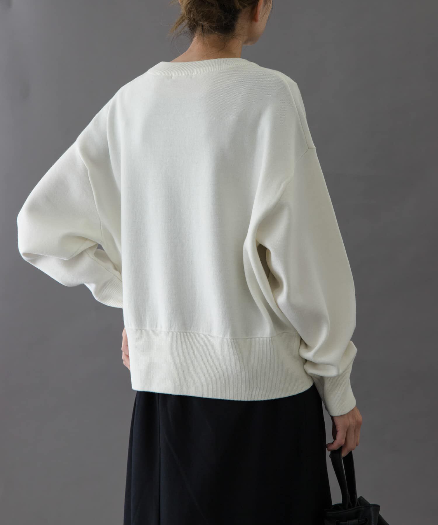 URBAN RESEARCH DOORS「FORK&SPOON　ダブルフェイスクルーネックニット」|ニット・セーター|