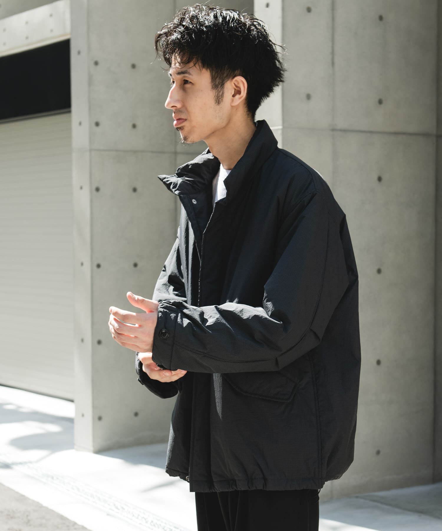 URBAN RESEARCH DOORS「中綿ショートモッズコート」|ミリタリー・モッズコート|