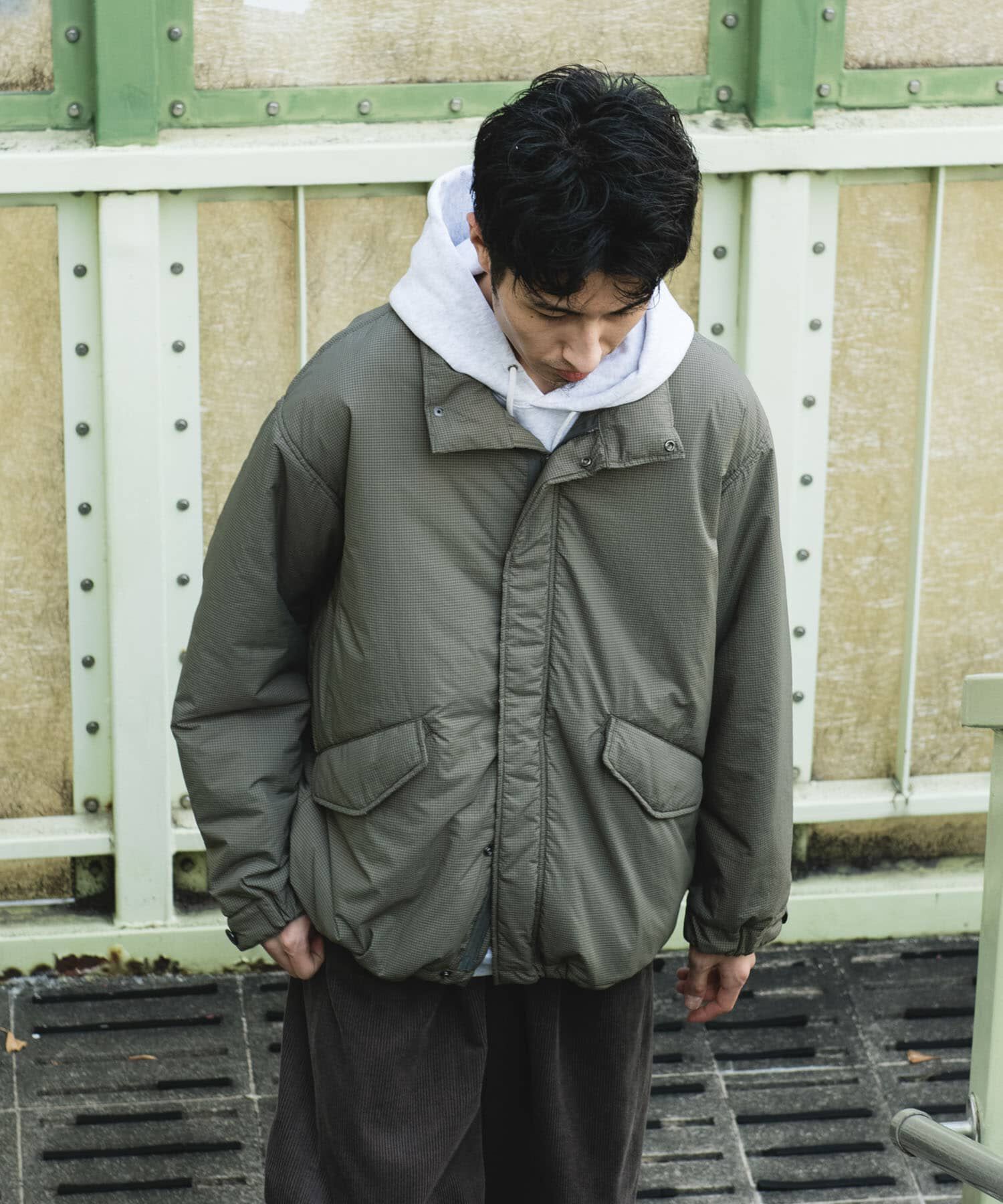 URBAN RESEARCH DOORS「中綿ショートモッズコート」|ミリタリー・モッズコート|