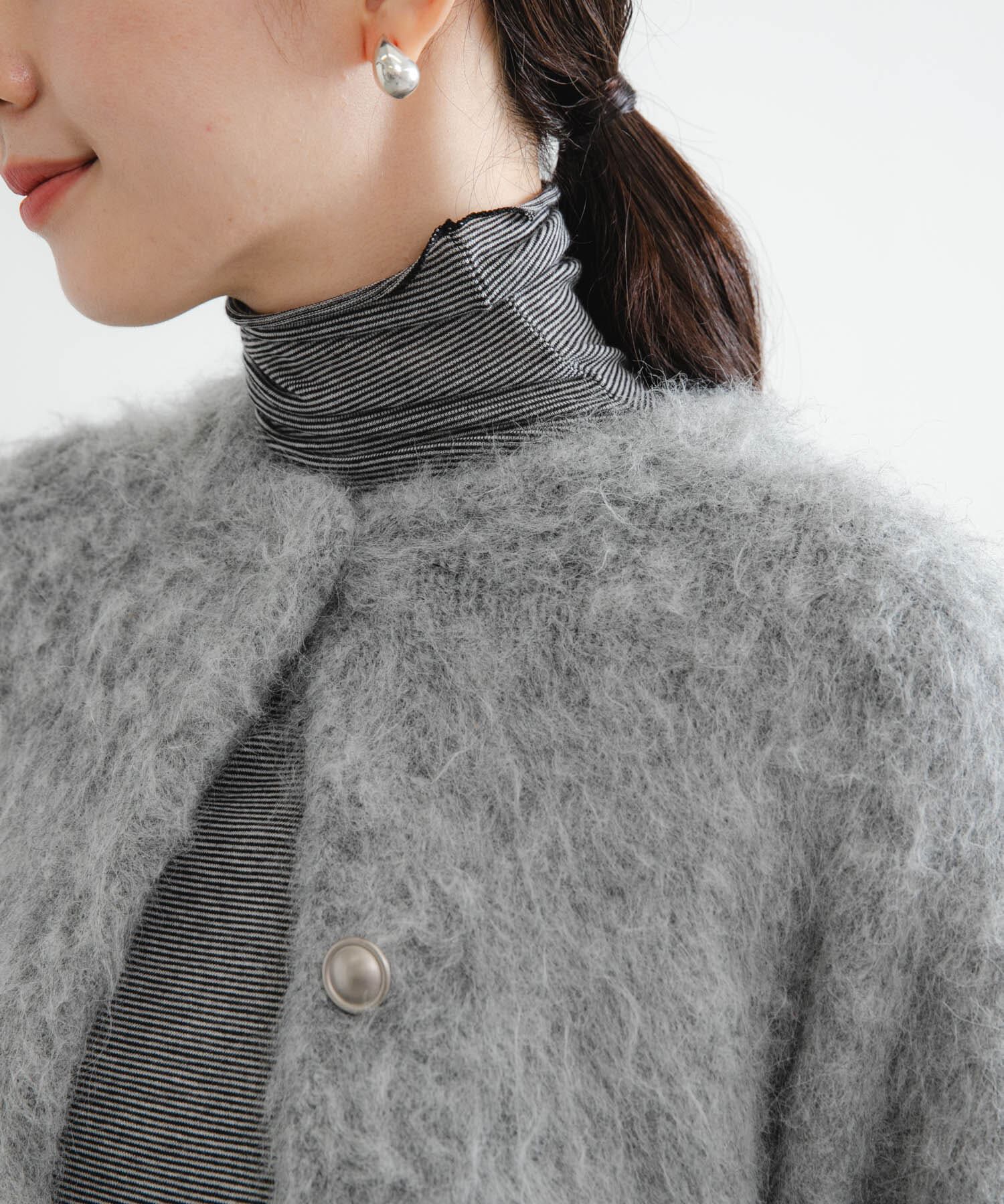 URBAN RESEARCH「カシミヤシルクタートルカットソー」|Tシャツ・カットソー|ブラック系その他