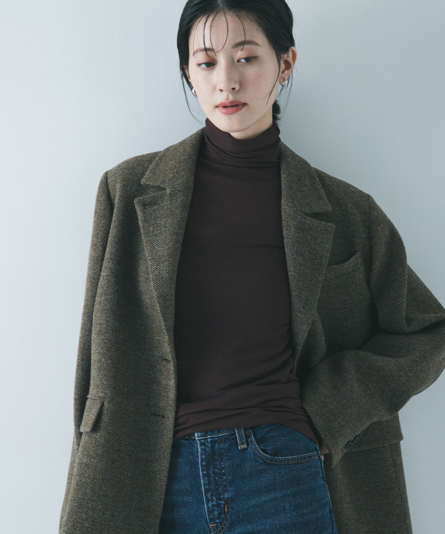 URBAN RESEARCH「カシミヤシルクタートルカットソー」|Tシャツ・カットソー|