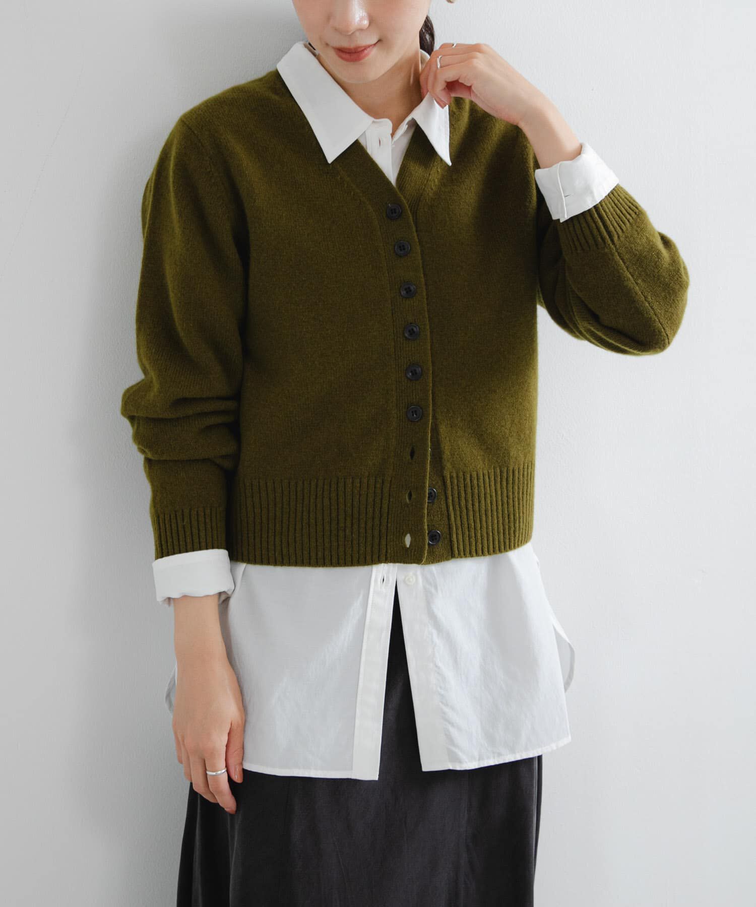 URBAN RESEARCH「ダブルボタンコットンヴィスコースシャツ」|シャツ・ブラウス|