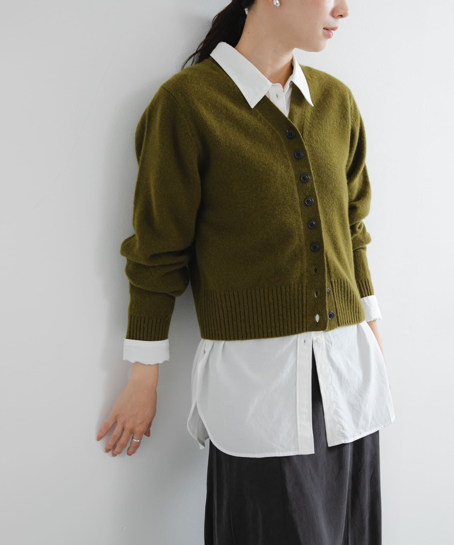 URBAN RESEARCH「ダブルボタンコットンヴィスコースシャツ」|シャツ・ブラウス|