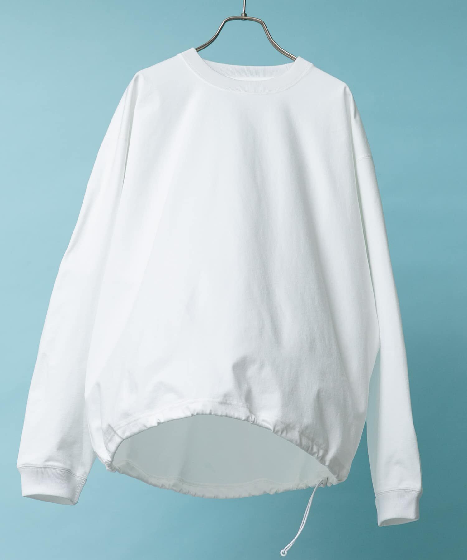 URBAN RESEARCH DOORS「『吸水速乾/接触冷感/ｲｰｼﾞｰｹｱ』ｸｲｯｸﾄﾞﾗｲ ﾄﾞﾛｽﾄﾛﾝ 」|Tシャツ・カットソー|ホワイト