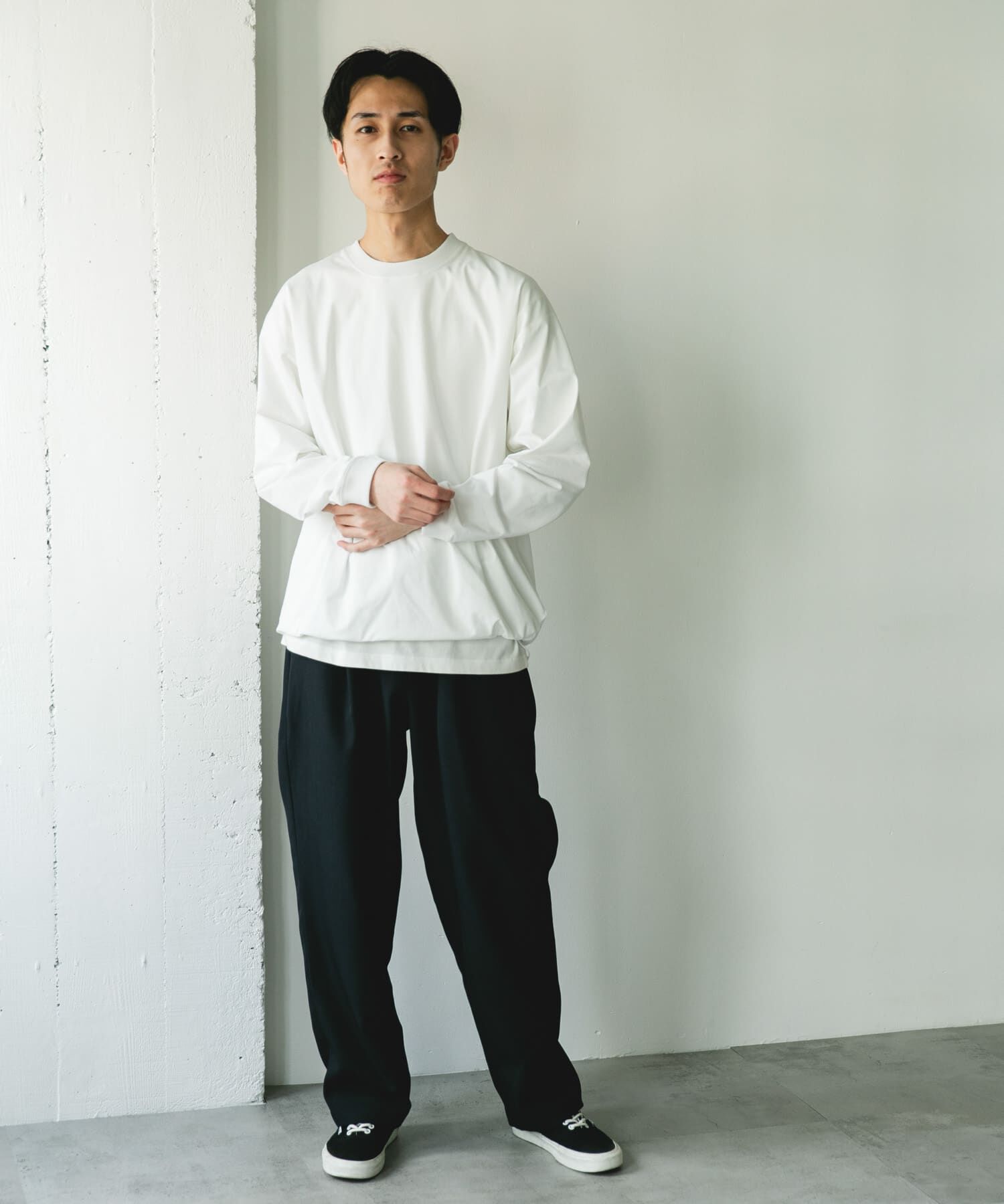 URBAN RESEARCH DOORS「『吸水速乾/接触冷感/ｲｰｼﾞｰｹｱ』ｸｲｯｸﾄﾞﾗｲ ﾄﾞﾛｽﾄﾛﾝ 」|Tシャツ・カットソー|