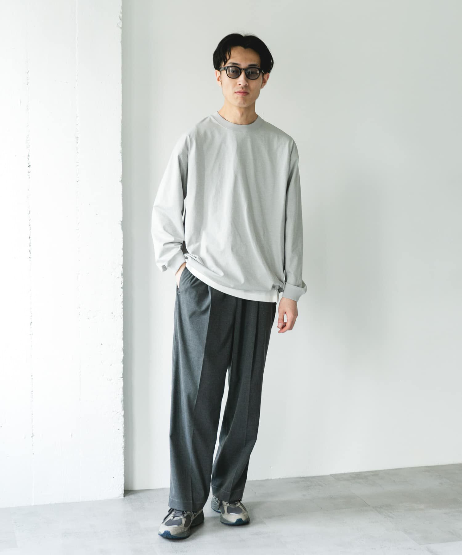 URBAN RESEARCH DOORS「『吸水速乾/接触冷感/ｲｰｼﾞｰｹｱ』ｸｲｯｸﾄﾞﾗｲ ﾄﾞﾛｽﾄﾛﾝ 」|Tシャツ・カットソー|