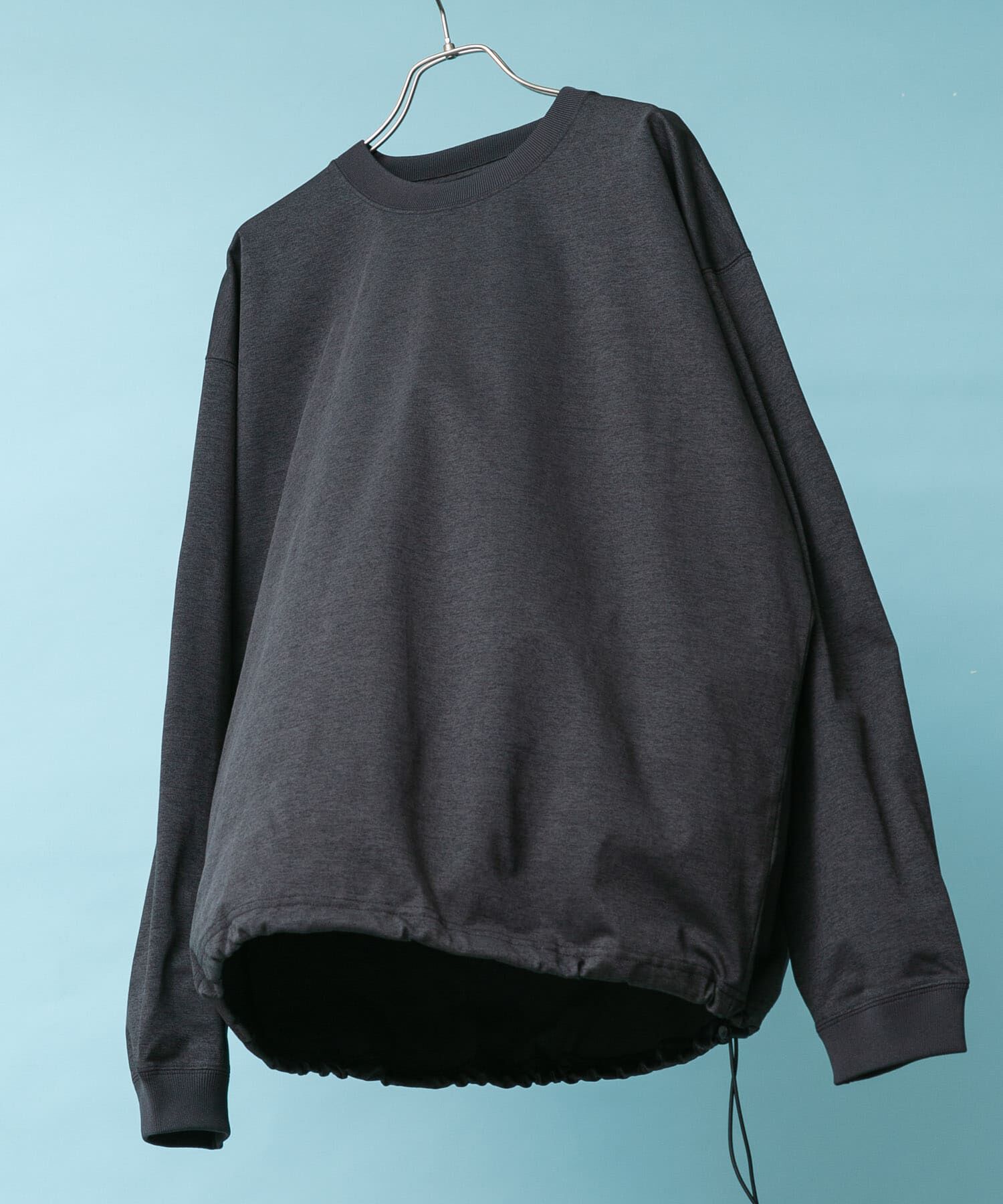 URBAN RESEARCH DOORS「『吸水速乾/接触冷感/ｲｰｼﾞｰｹｱ』ｸｲｯｸﾄﾞﾗｲ ﾄﾞﾛｽﾄﾛﾝ 」|Tシャツ・カットソー|チャコールグレー