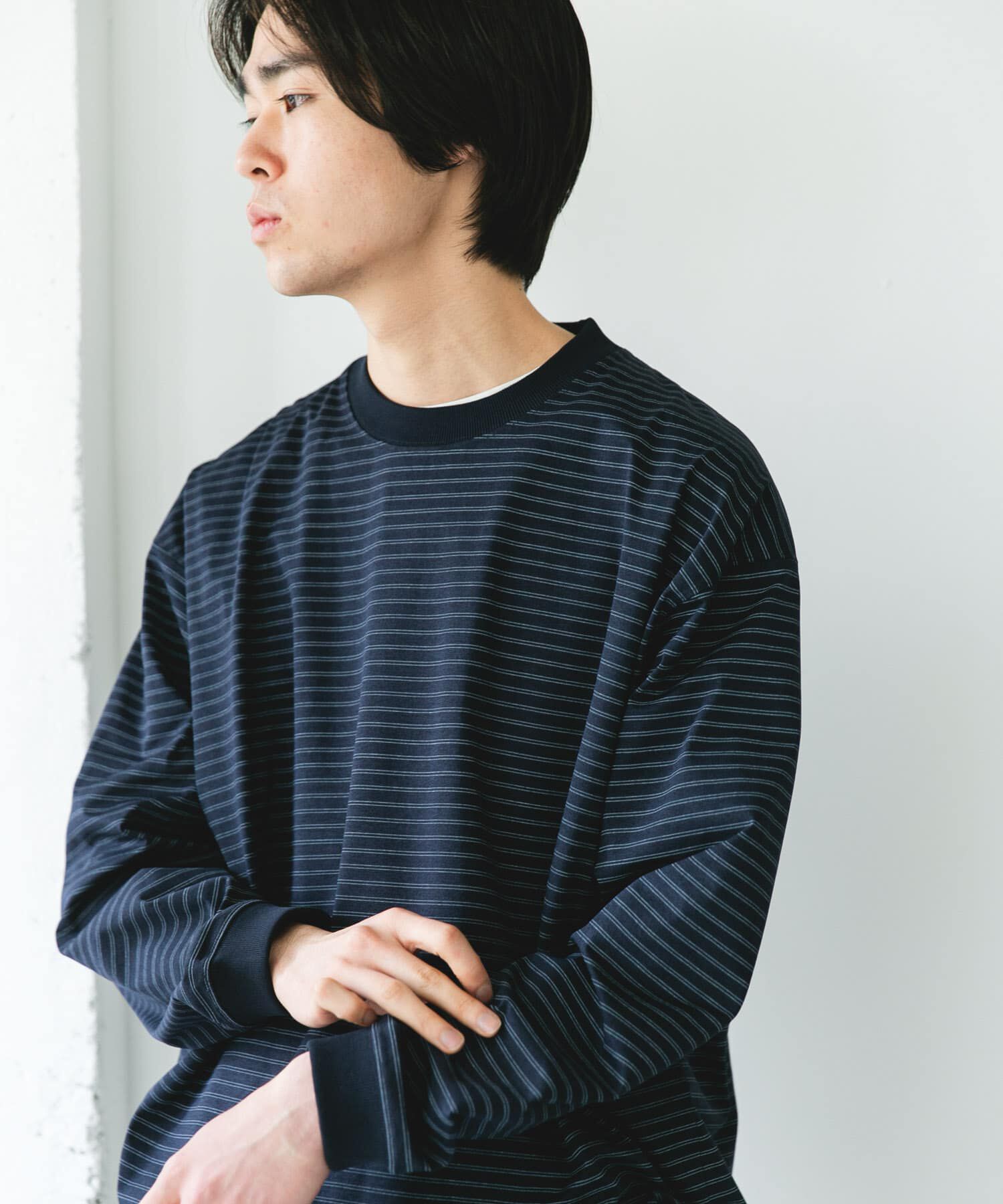 URBAN RESEARCH DOORS「『吸水速乾/接触冷感/ｲｰｼﾞｰｹｱ』ｸｲｯｸﾄﾞﾗｲ ﾄﾞﾛｽﾄﾛﾝ 」|Tシャツ・カットソー|