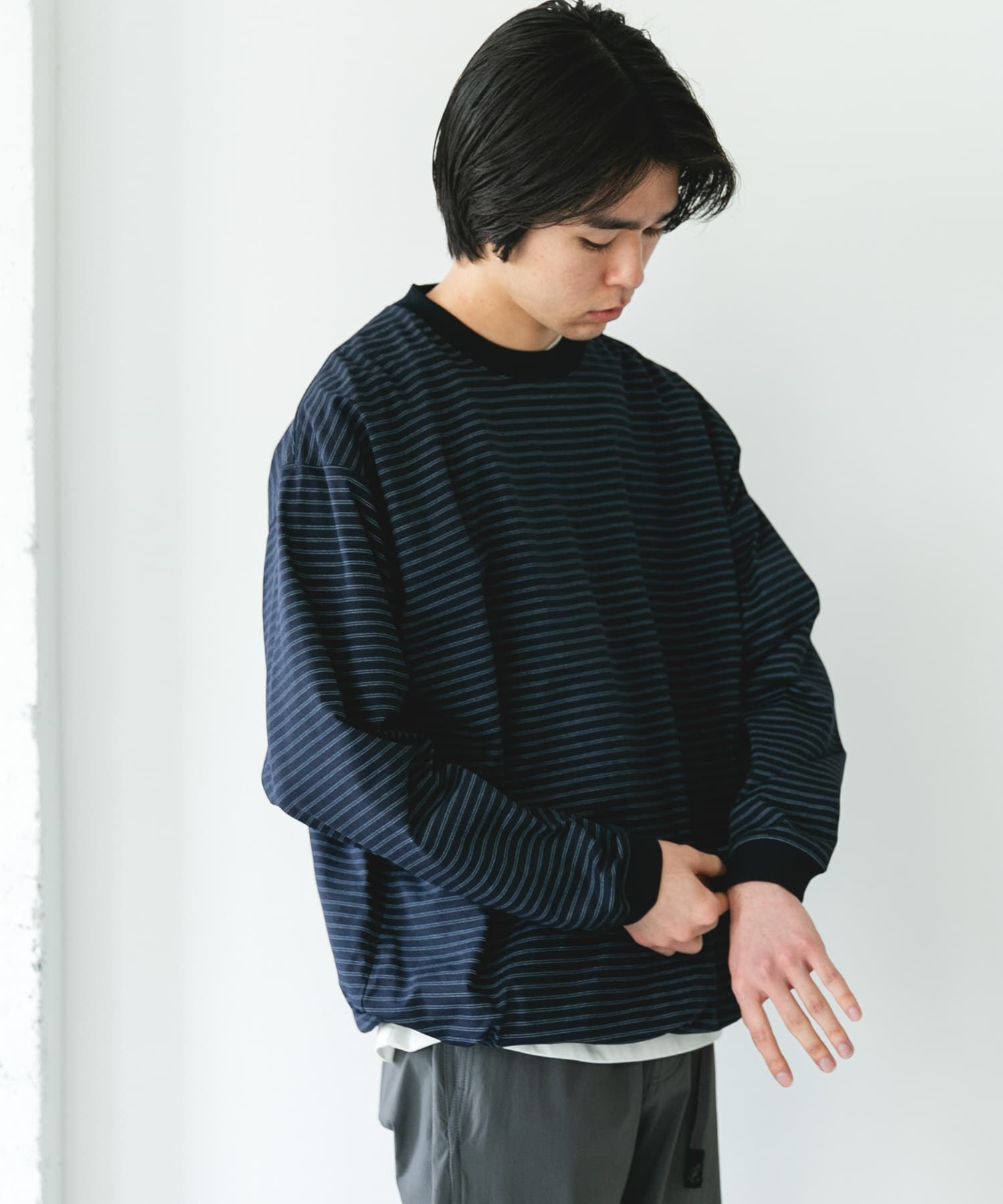 URBAN RESEARCH DOORS「『吸水速乾/接触冷感/ｲｰｼﾞｰｹｱ』ｸｲｯｸﾄﾞﾗｲ ﾄﾞﾛｽﾄﾛﾝ 」|Tシャツ・カットソー|