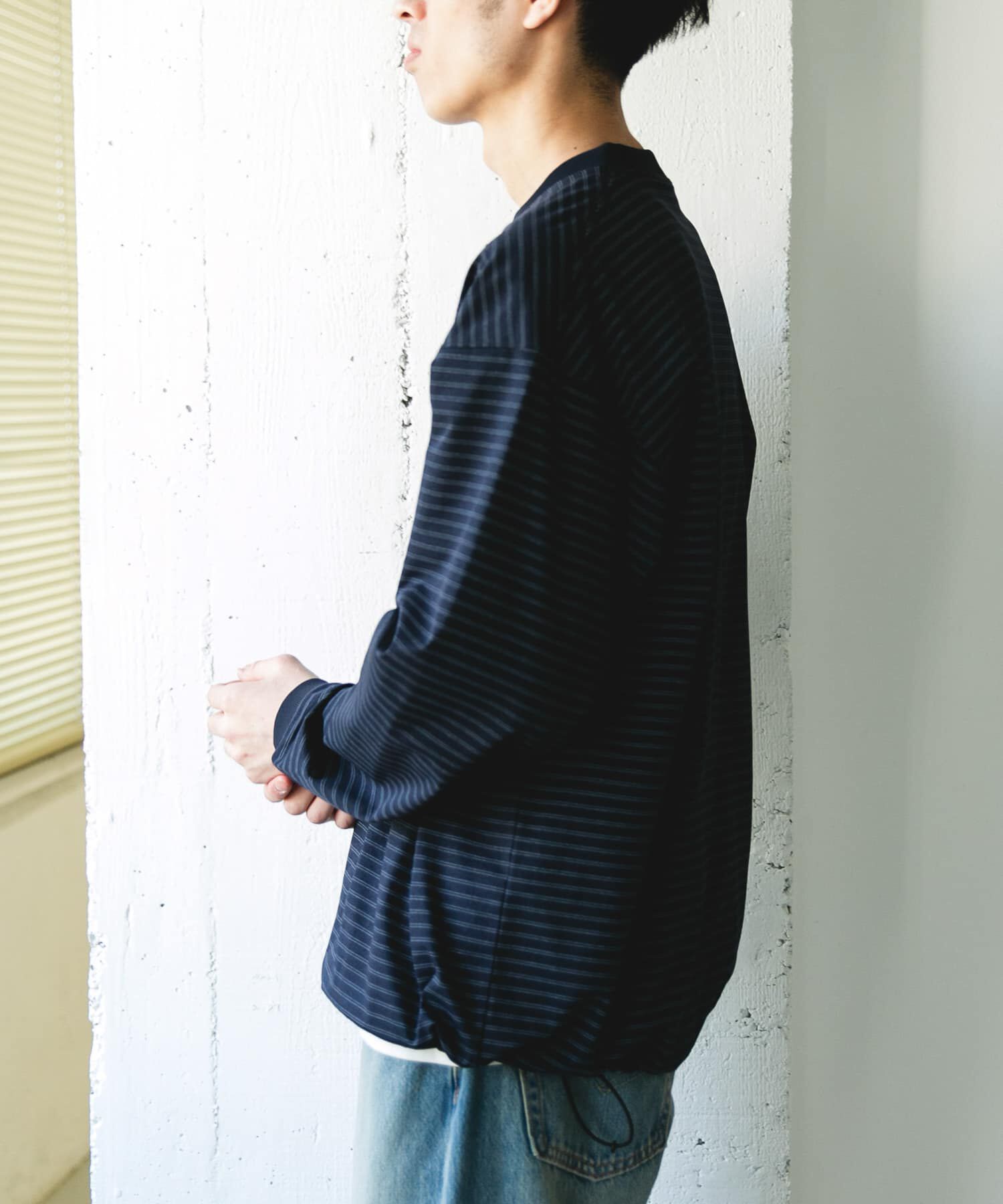 URBAN RESEARCH DOORS「『吸水速乾/接触冷感/ｲｰｼﾞｰｹｱ』ｸｲｯｸﾄﾞﾗｲ ﾄﾞﾛｽﾄﾛﾝ 」|Tシャツ・カットソー|