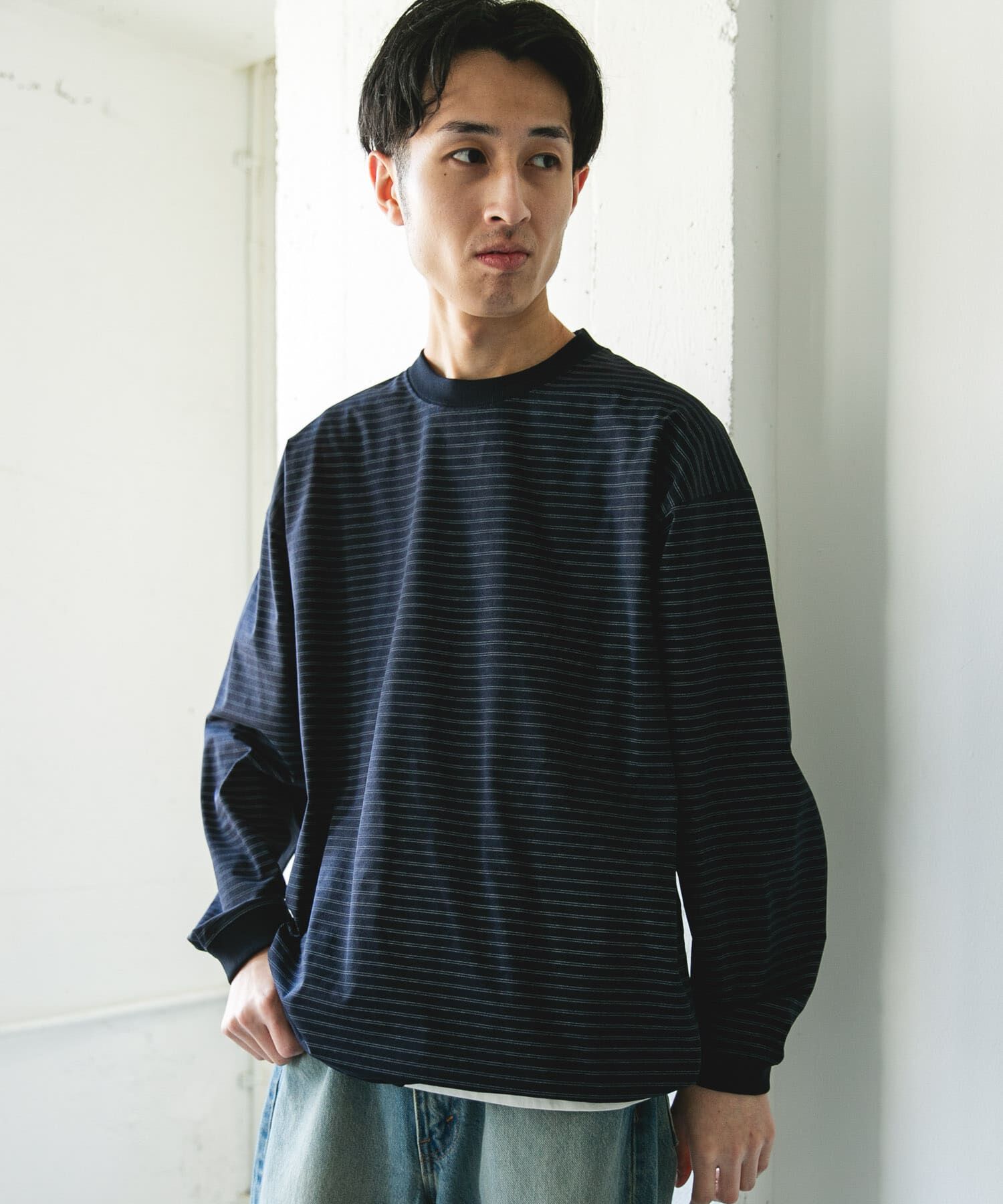 URBAN RESEARCH DOORS「『吸水速乾/接触冷感/ｲｰｼﾞｰｹｱ』ｸｲｯｸﾄﾞﾗｲ ﾄﾞﾛｽﾄﾛﾝ 」|Tシャツ・カットソー|