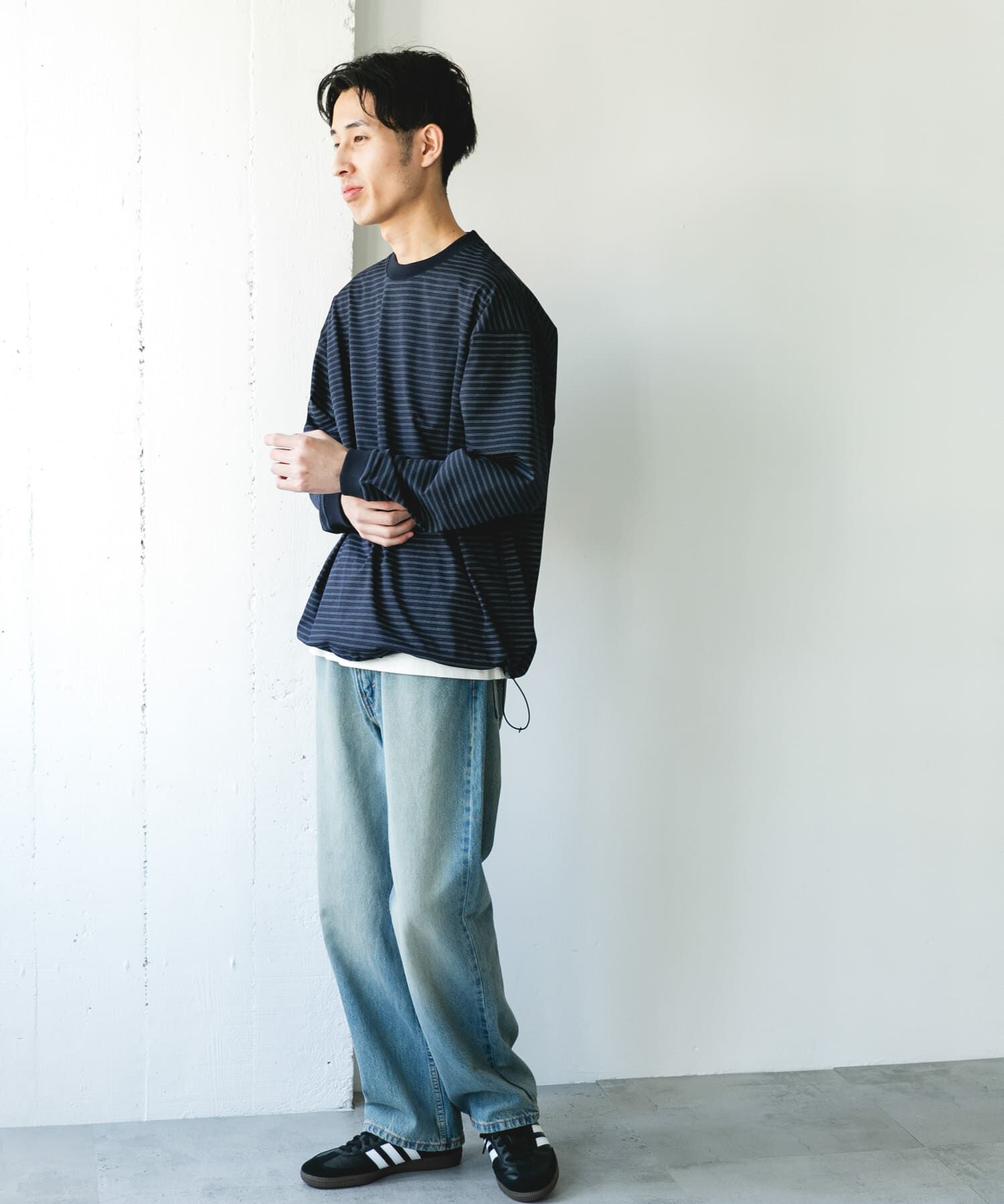 URBAN RESEARCH DOORS「『吸水速乾/接触冷感/ｲｰｼﾞｰｹｱ』ｸｲｯｸﾄﾞﾗｲ ﾄﾞﾛｽﾄﾛﾝ 」|Tシャツ・カットソー|