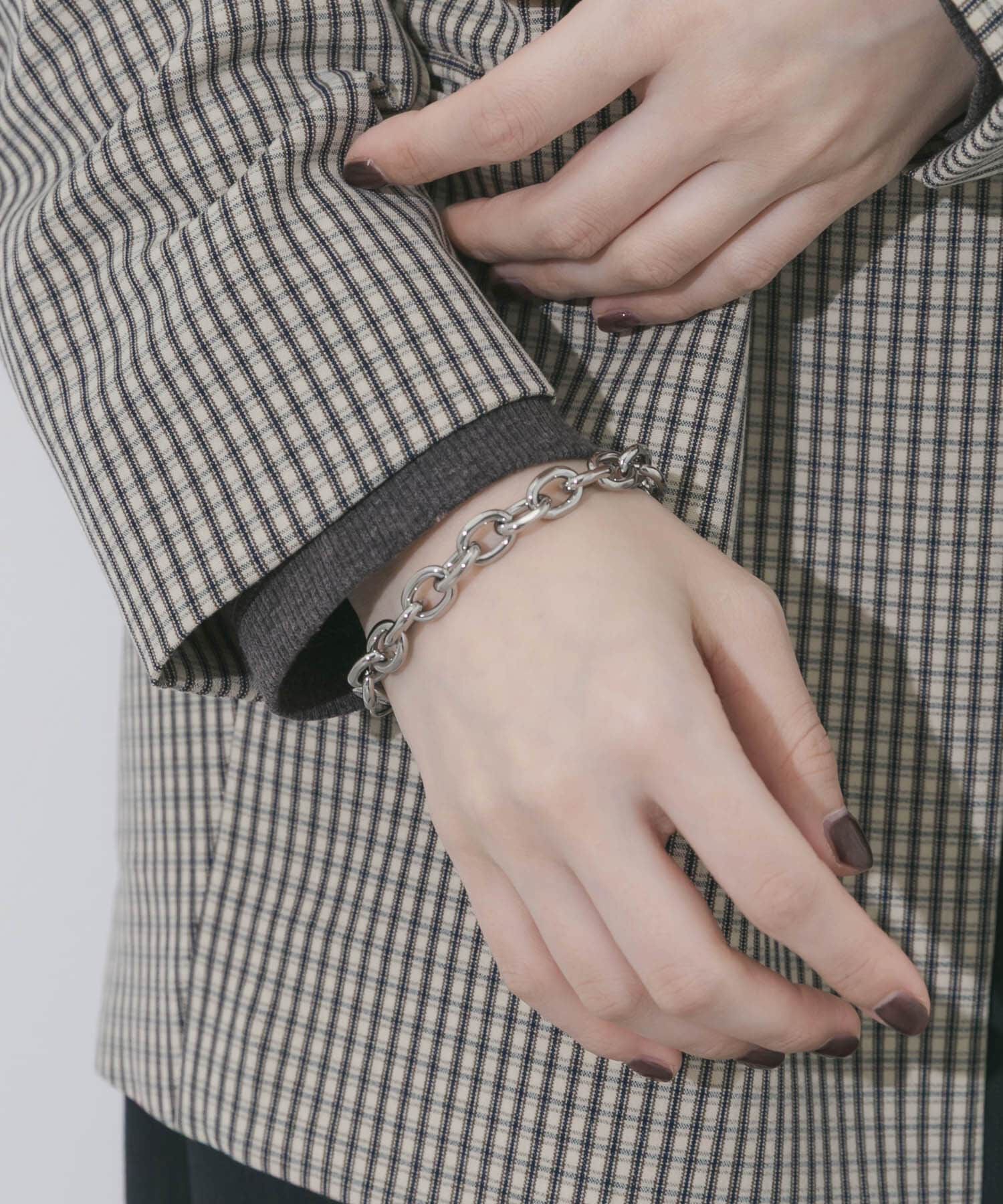 SMELLY「ステンレスボリュームチェーンブレスレット」|ブレスレット・バングル|シルバー