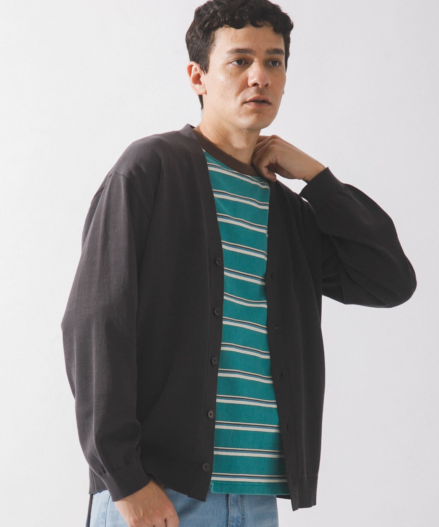 Sonny Label 「強撚コットンニットカーディガン」|カーディガン|