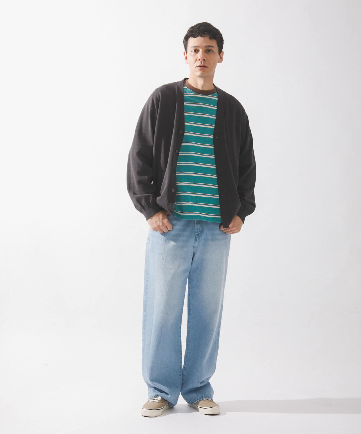 Sonny Label 「強撚コットンニットカーディガン」|カーディガン|