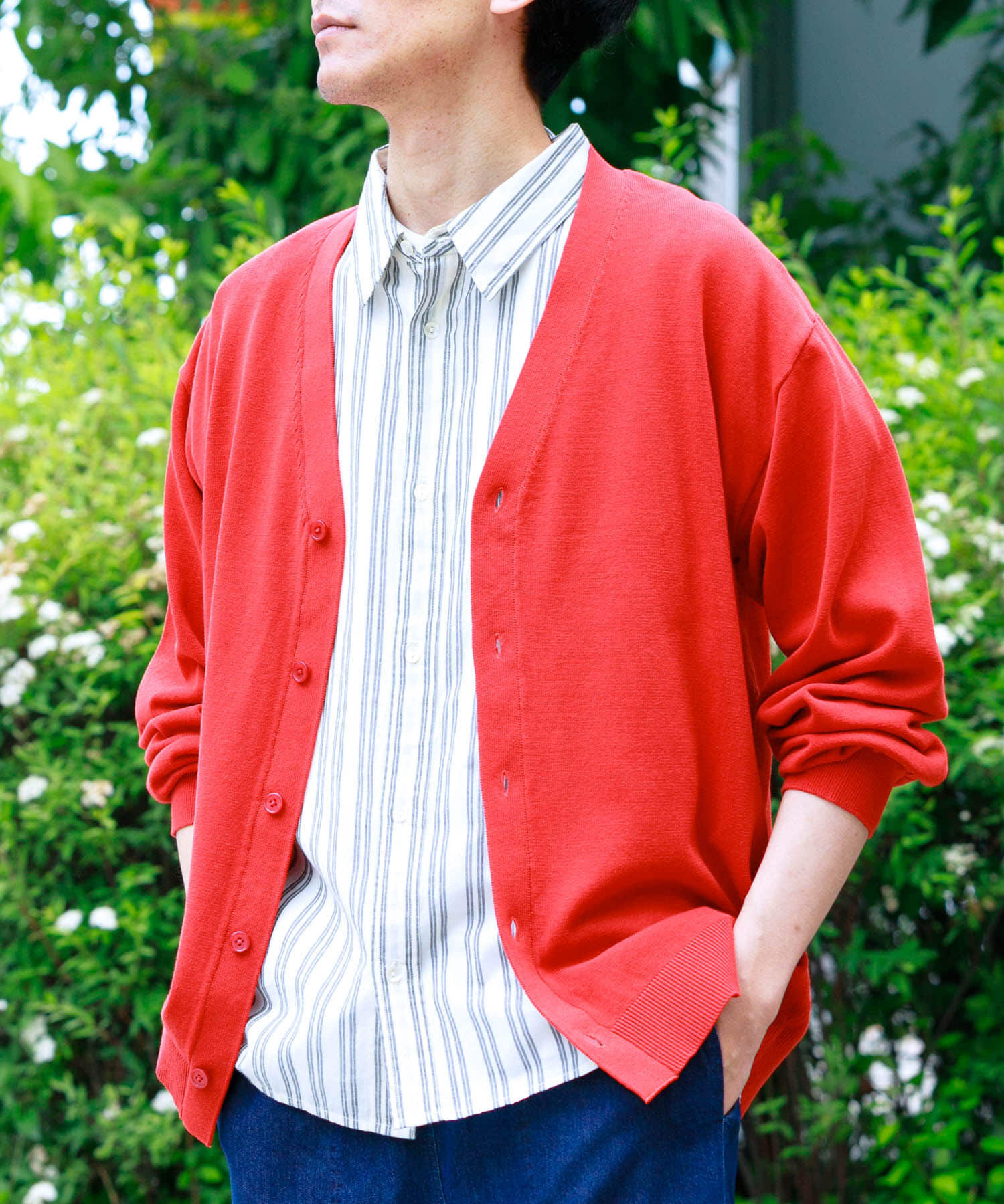 Sonny Label 「強撚コットンニットカーディガン」|カーディガン|