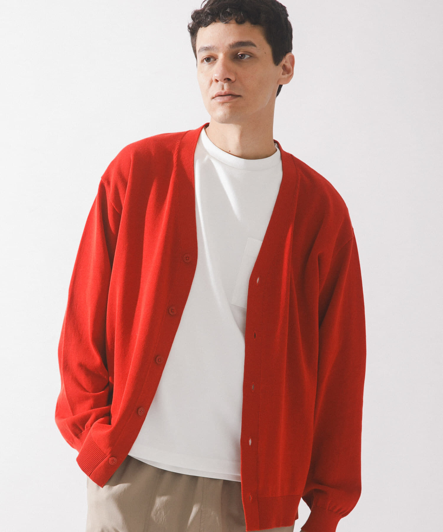 Sonny Label 「強撚コットンニットカーディガン」|カーディガン|