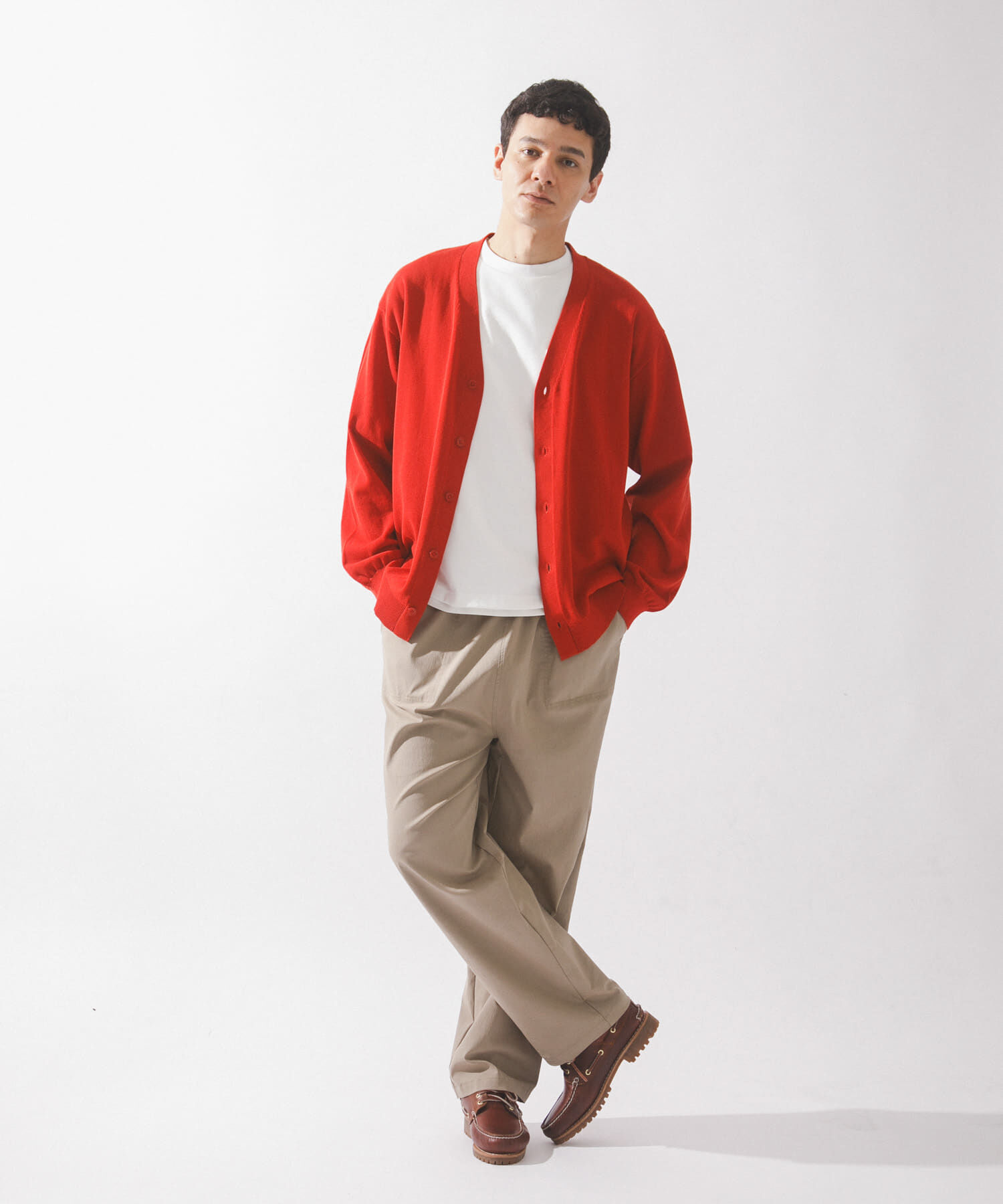 Sonny Label 「強撚コットンニットカーディガン」|カーディガン|