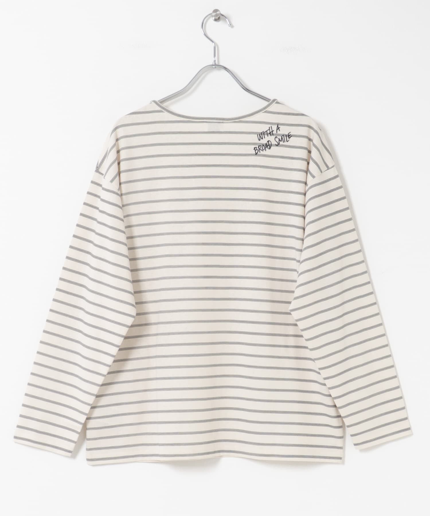 URBAN RESEARCH DOORS「バック刺繍ロングスリーブTシャツ」|Tシャツ・カットソー|