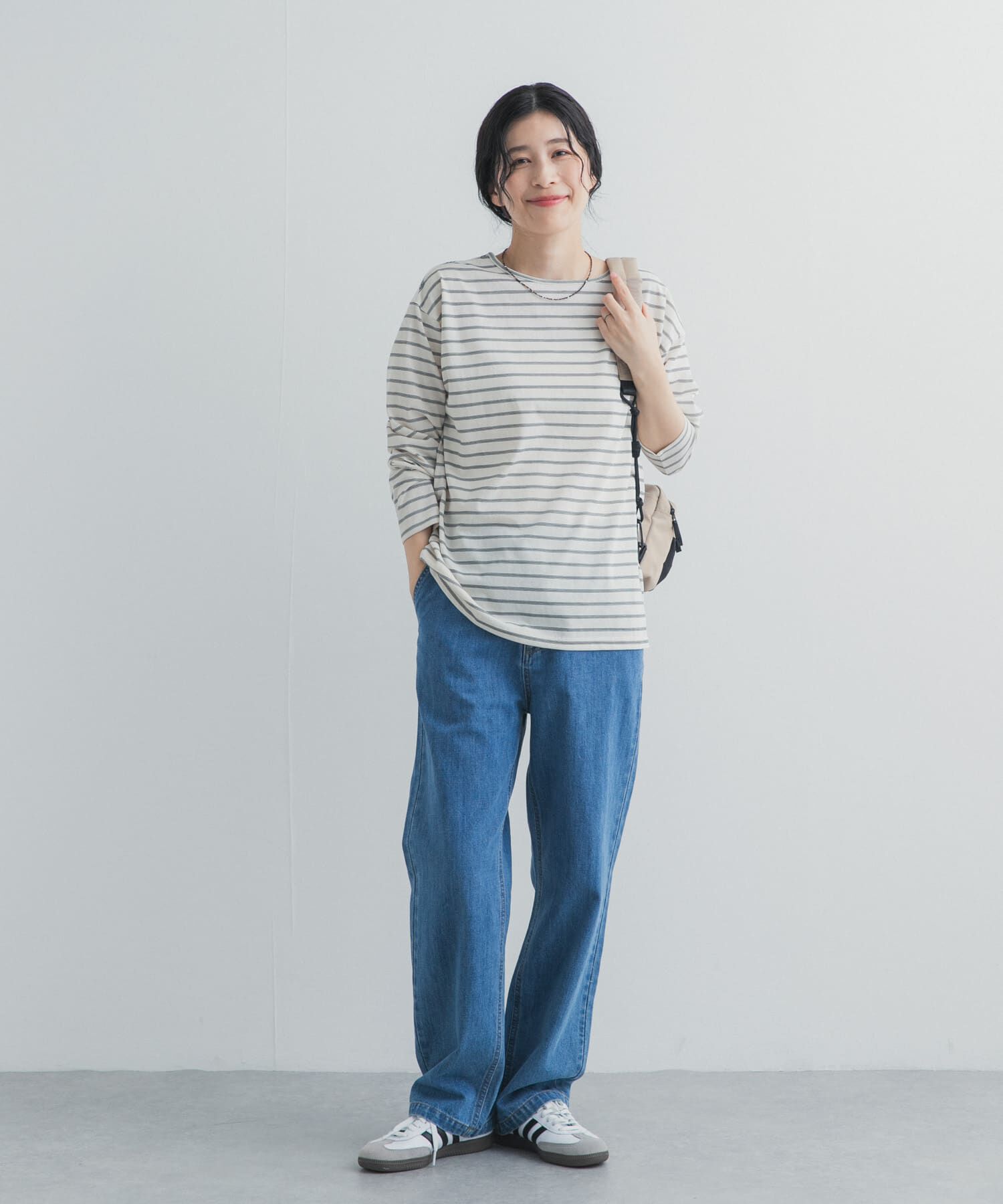 URBAN RESEARCH DOORS「バック刺繍ロングスリーブTシャツ」|Tシャツ・カットソー|