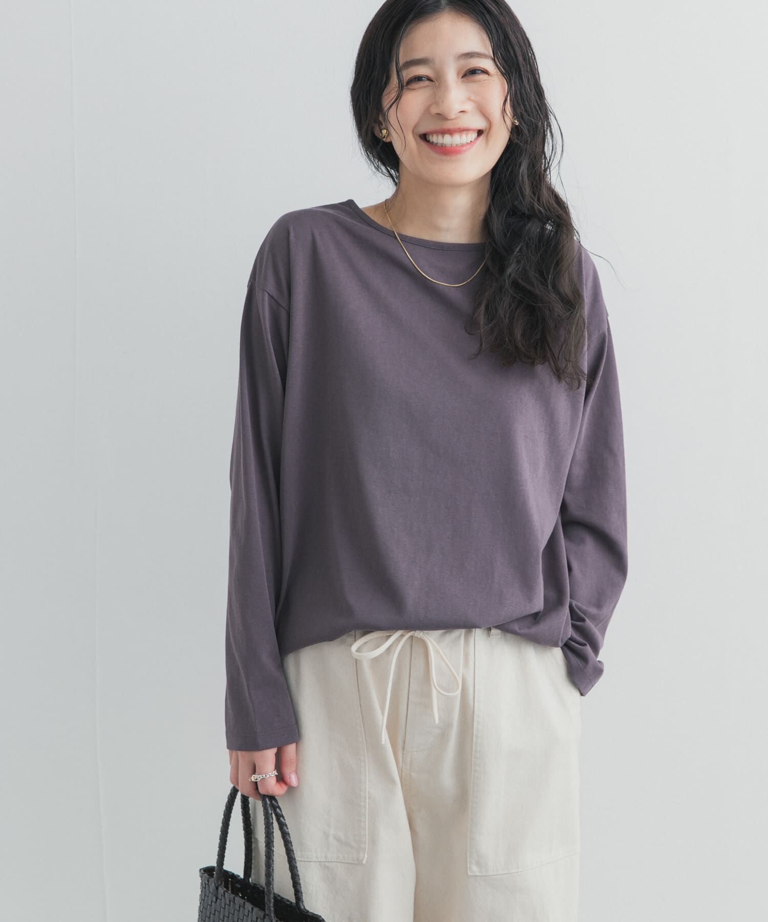 URBAN RESEARCH DOORS「バック刺繍ロングスリーブTシャツ」|Tシャツ・カットソー|