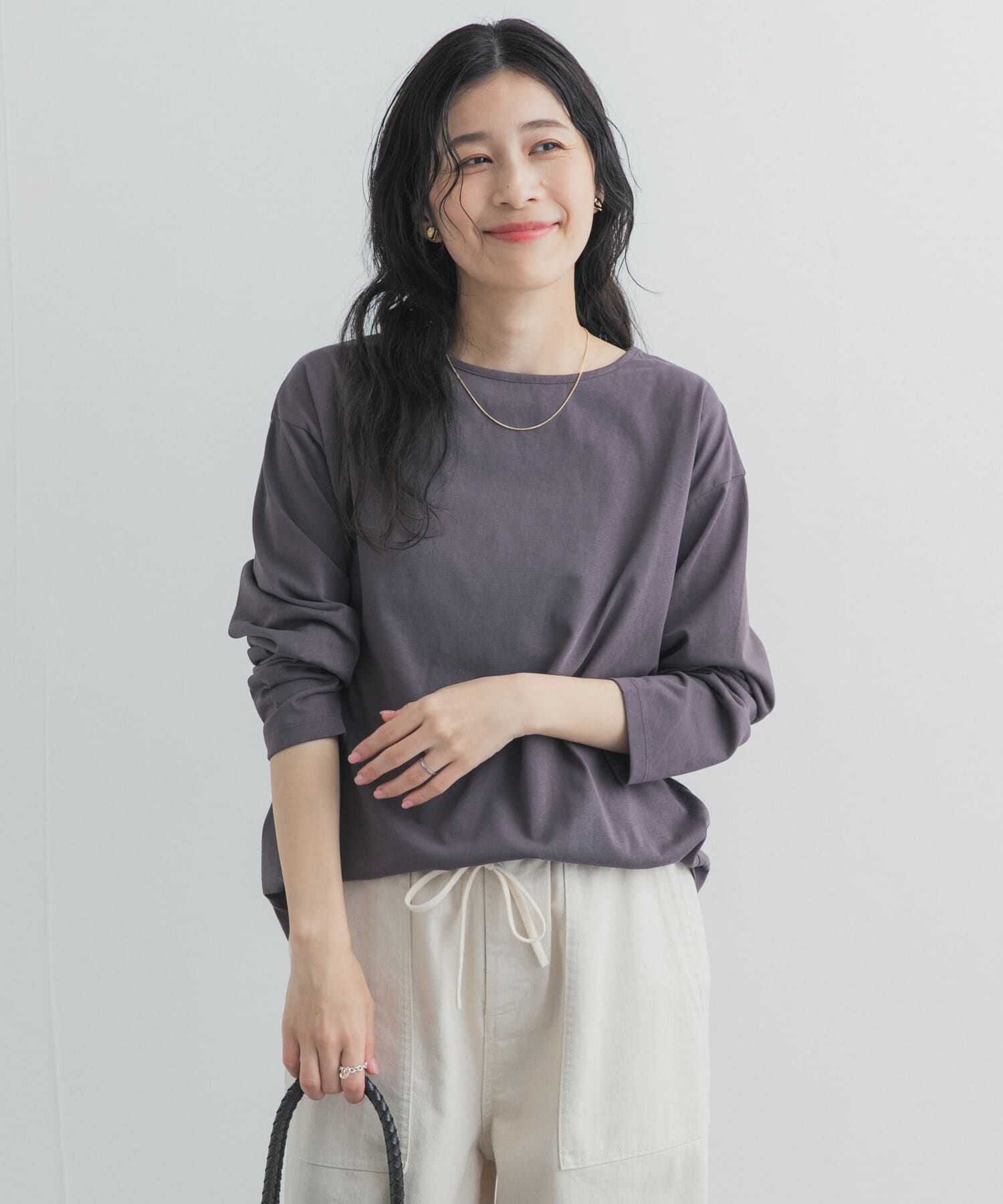 URBAN RESEARCH DOORS「バック刺繍ロングスリーブTシャツ」|Tシャツ・カットソー|