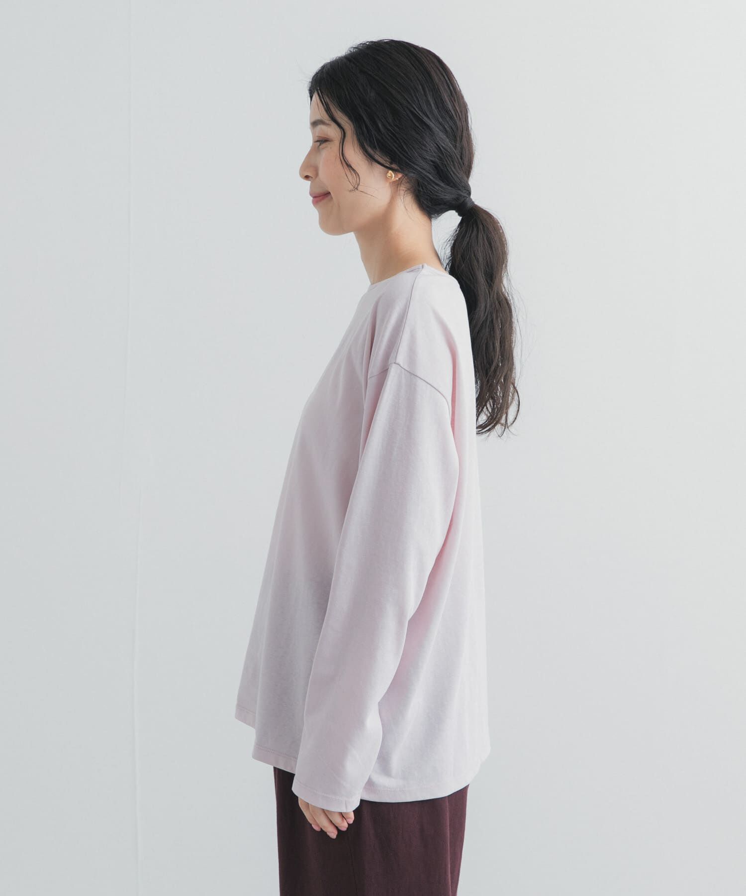 URBAN RESEARCH DOORS「バック刺繍ロングスリーブTシャツ」|Tシャツ・カットソー|